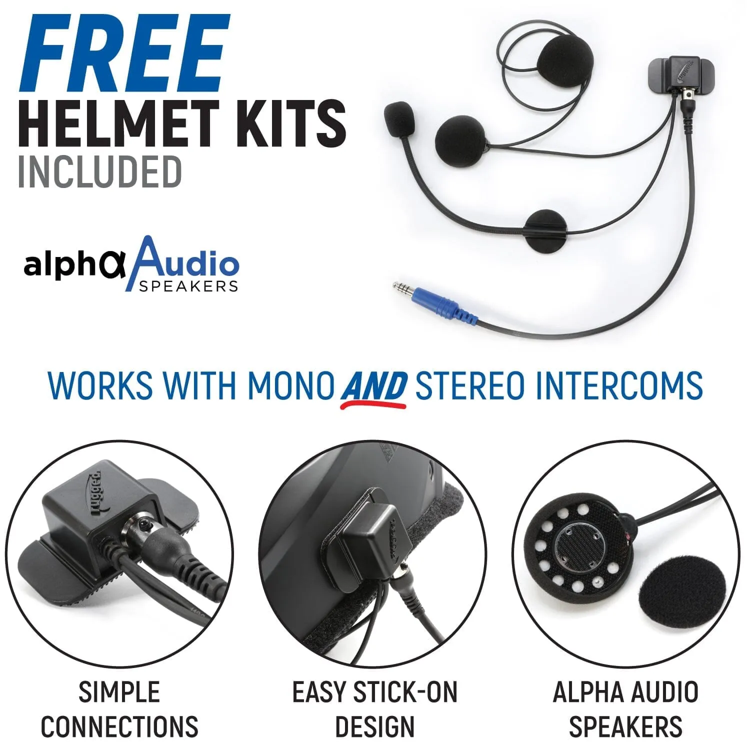 2024 Yamaha YXZ 1000R Complete Communication Kit with Bluetooth Intercom and 2-Way Radio