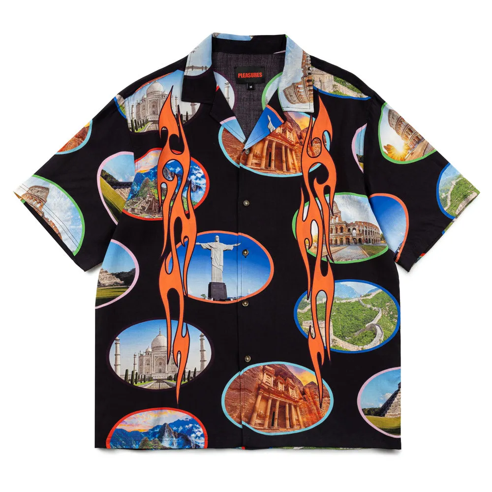 7 Wonder Camp Shirt | Black
