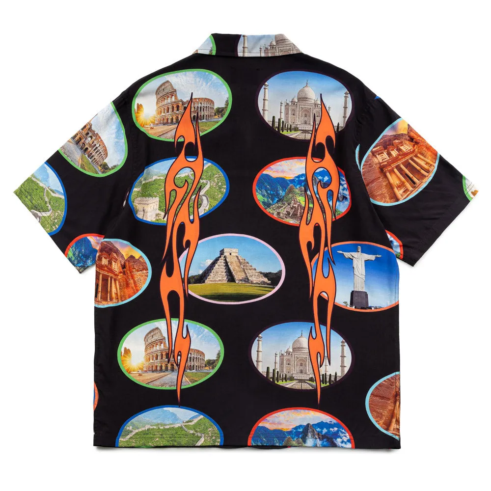 7 Wonder Camp Shirt | Black