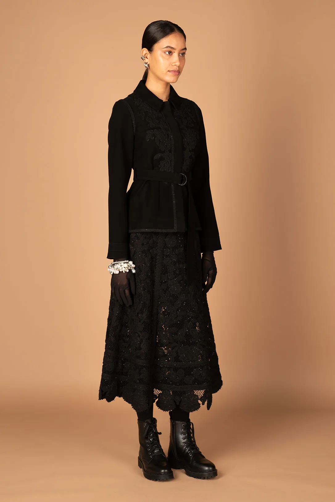 Arbor lace skirt