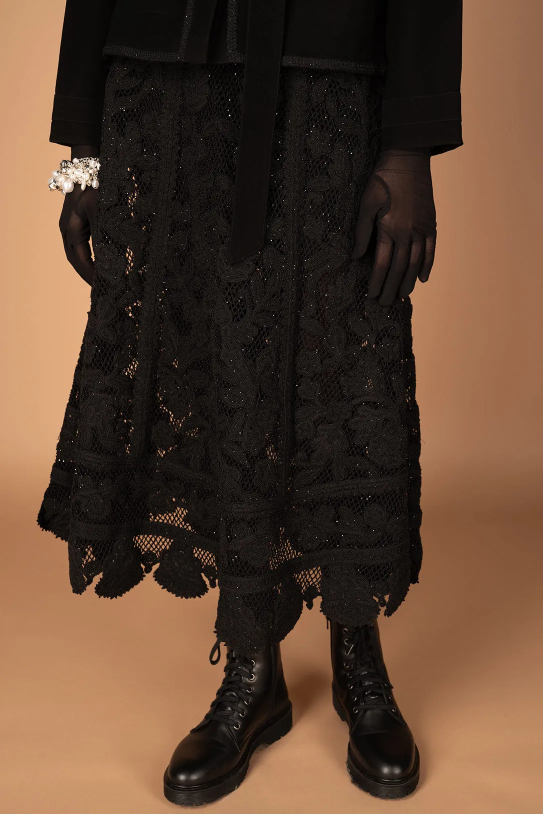 Arbor lace skirt
