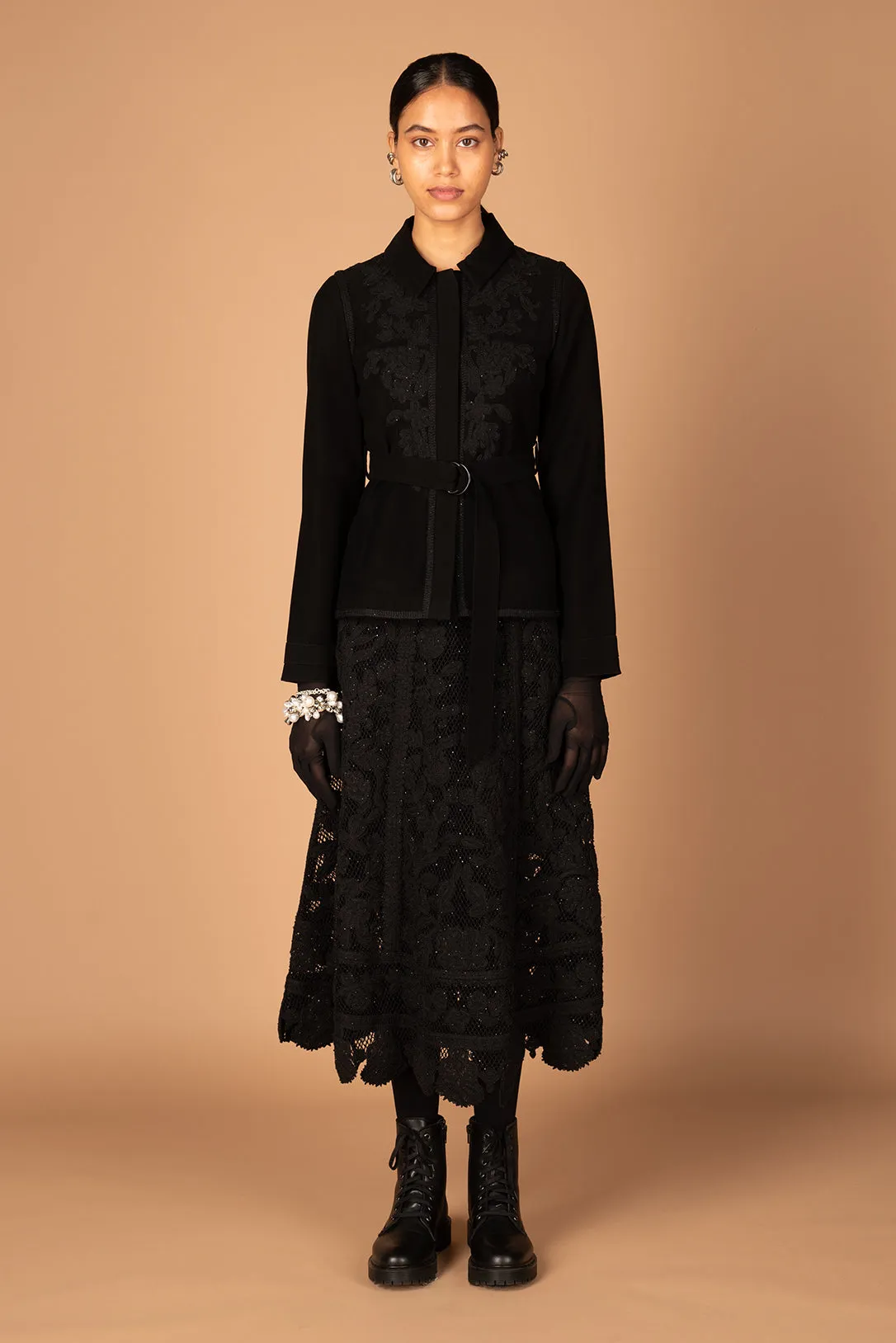 Arbor lace skirt