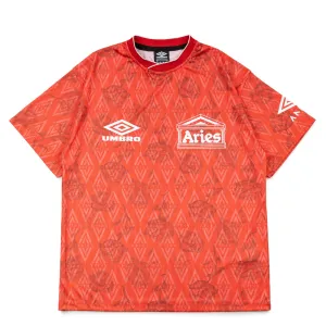Aries x Umbro Red Roses S/S Football Jersey | Red