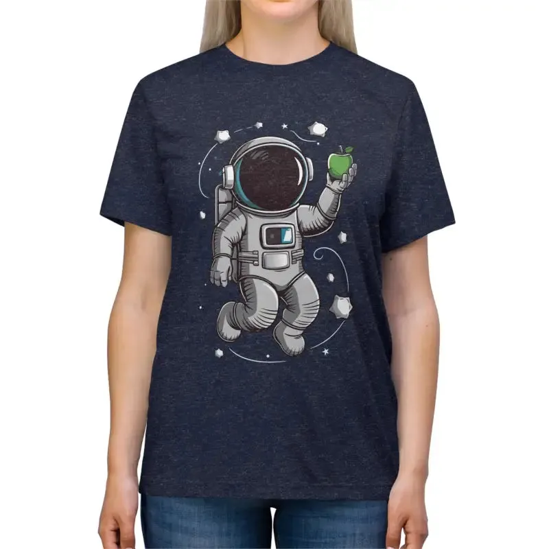 Astronaut with Green Apple Triblend Tee