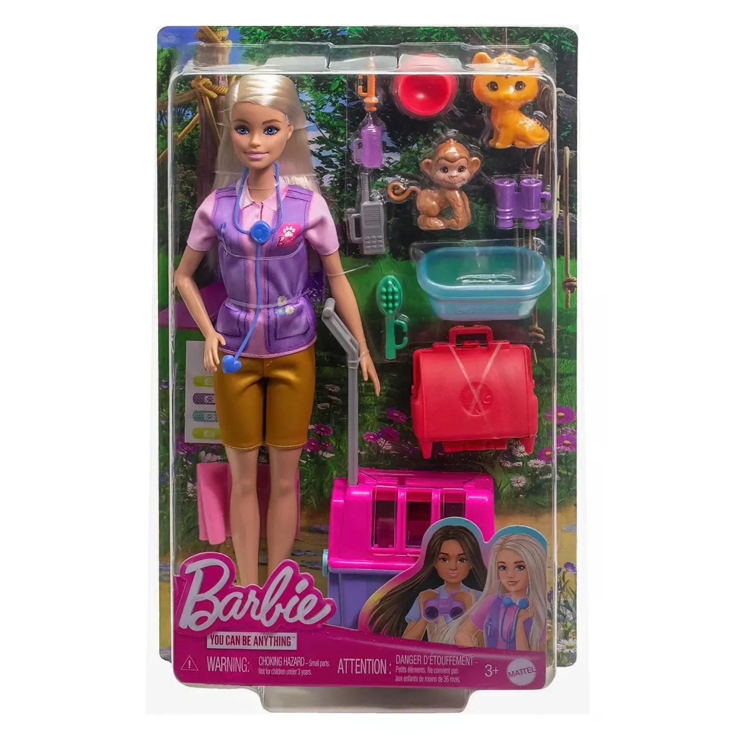Barbie Careers Doll & Accessories, Animal Rescue & Recovery Playset