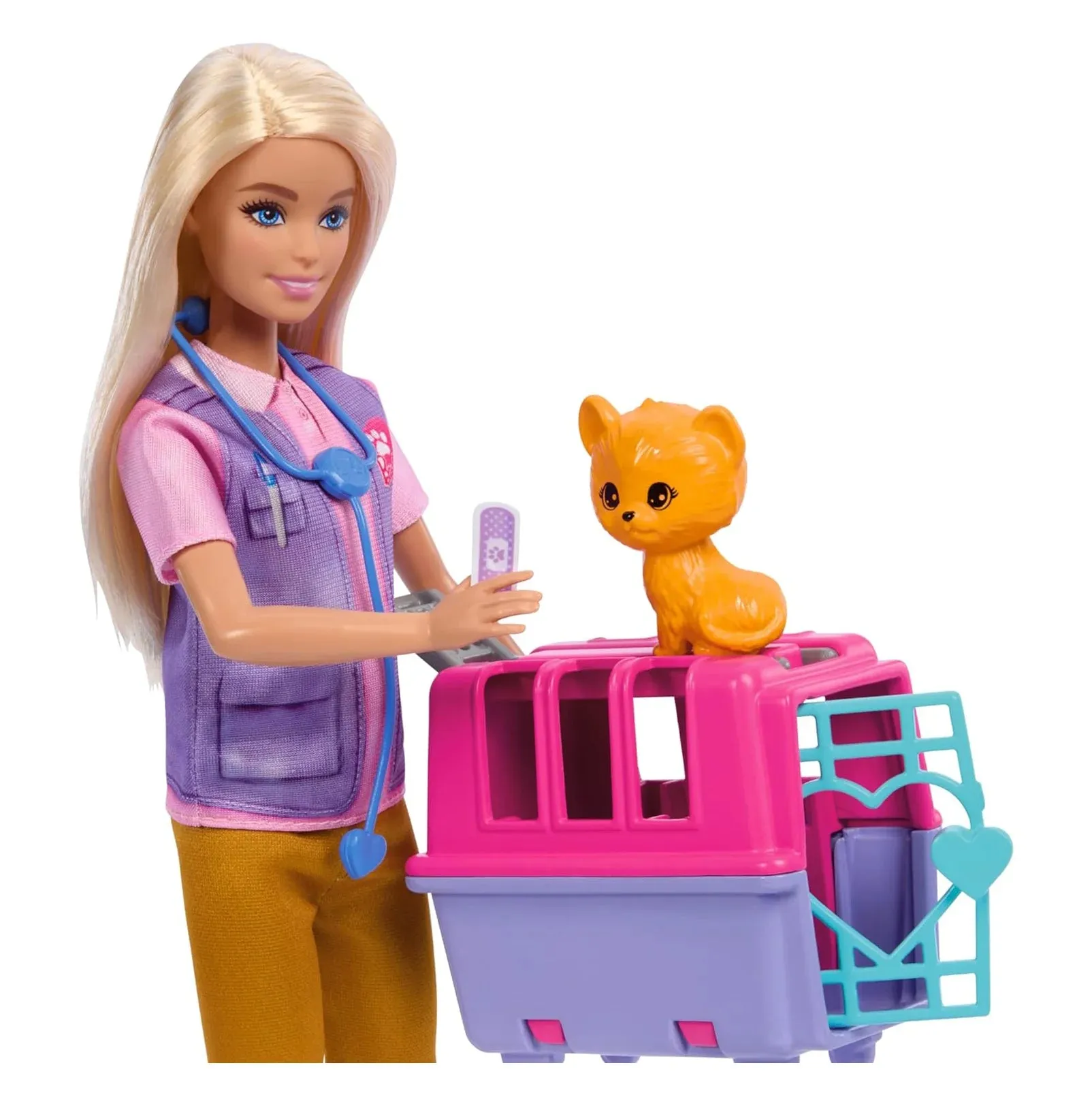 Barbie Careers Doll & Accessories, Animal Rescue & Recovery Playset