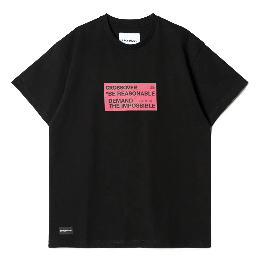 Be Reasonable Tee | Black