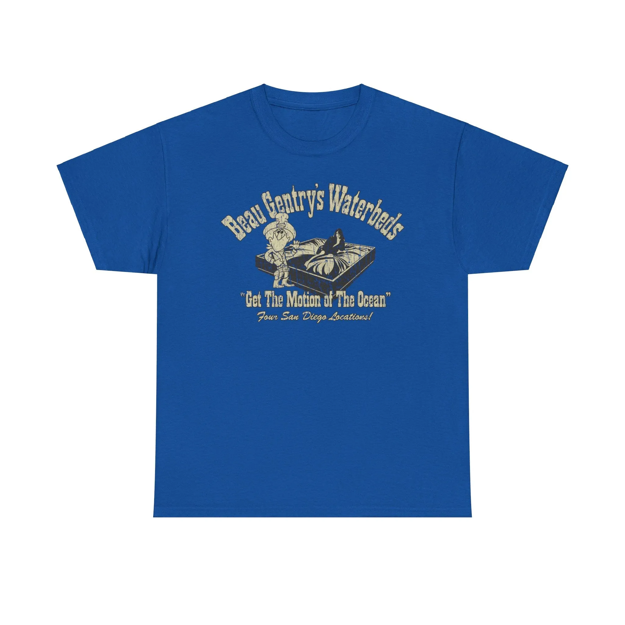 Beau Gentrys Waterbeds San Diego California Store T-shirt