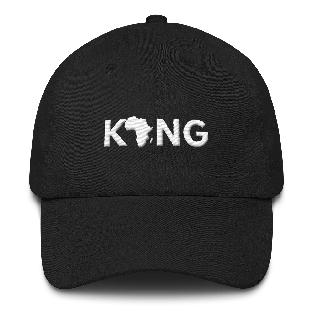 Black King Dad Hat