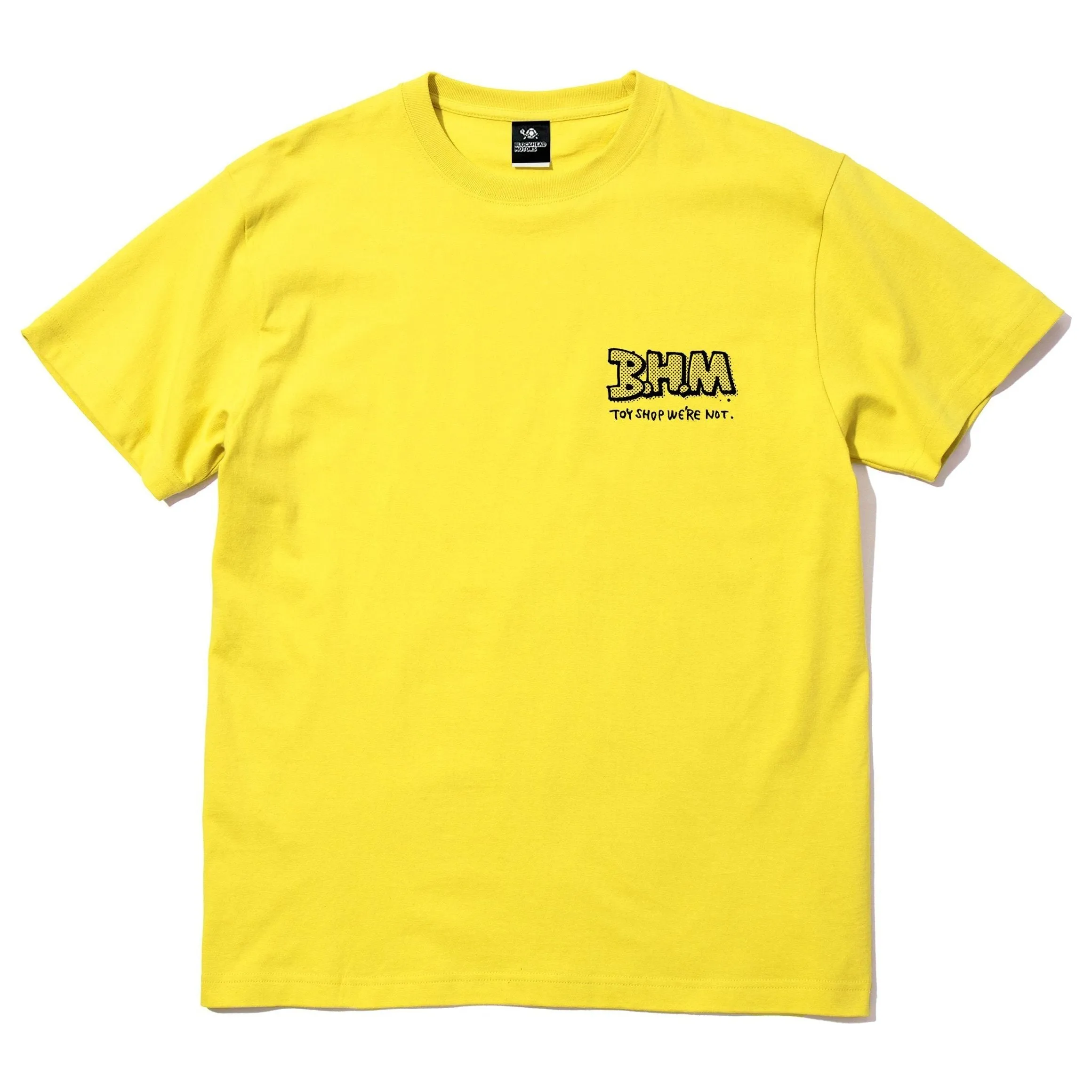 BLOCKHEAD MOTORS Comical Buggy T-Shirt (Yellow) [XL]