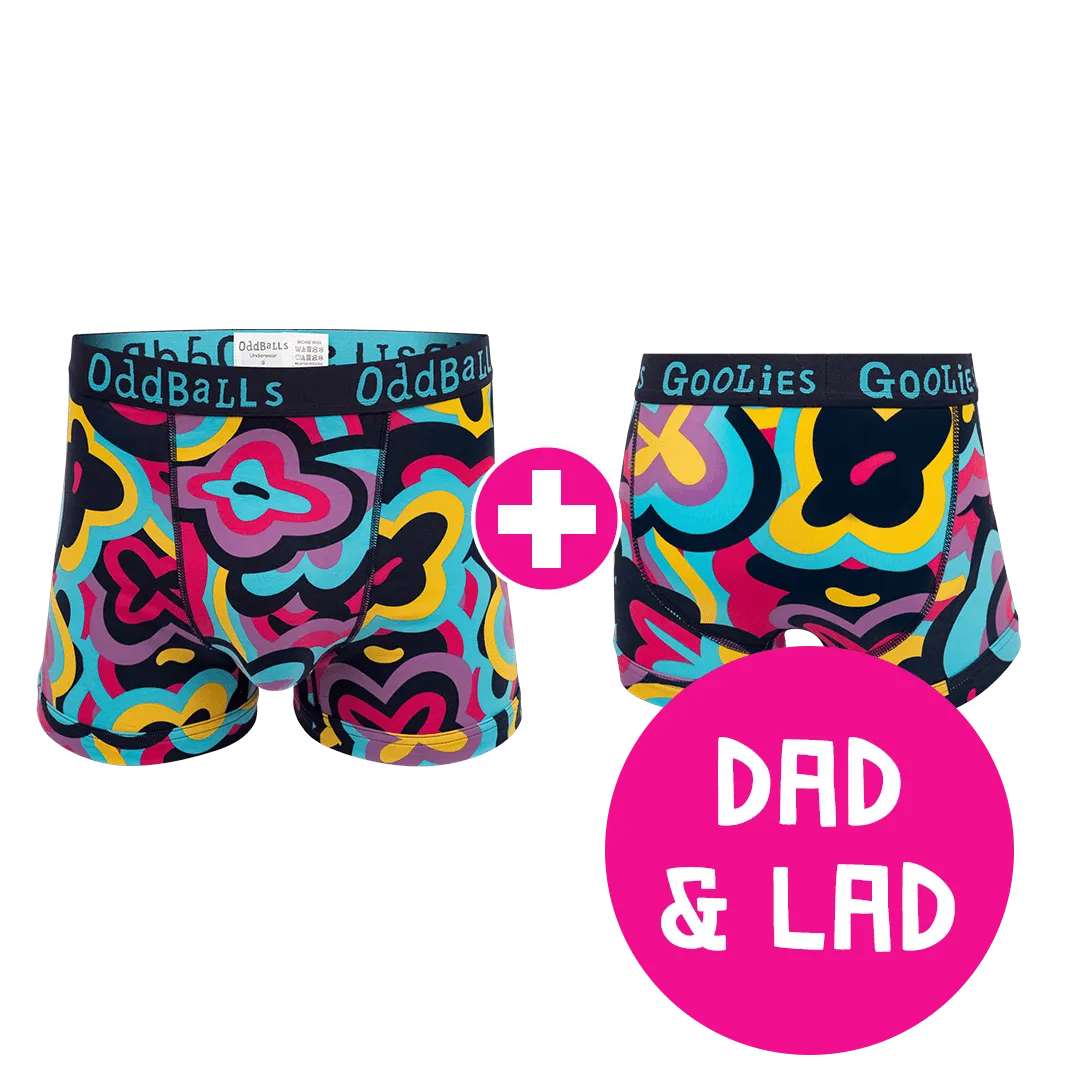 Blubber Dad & Lad Bundle - Mens Boxer Shorts & Kids Boxer Shorts Bundle