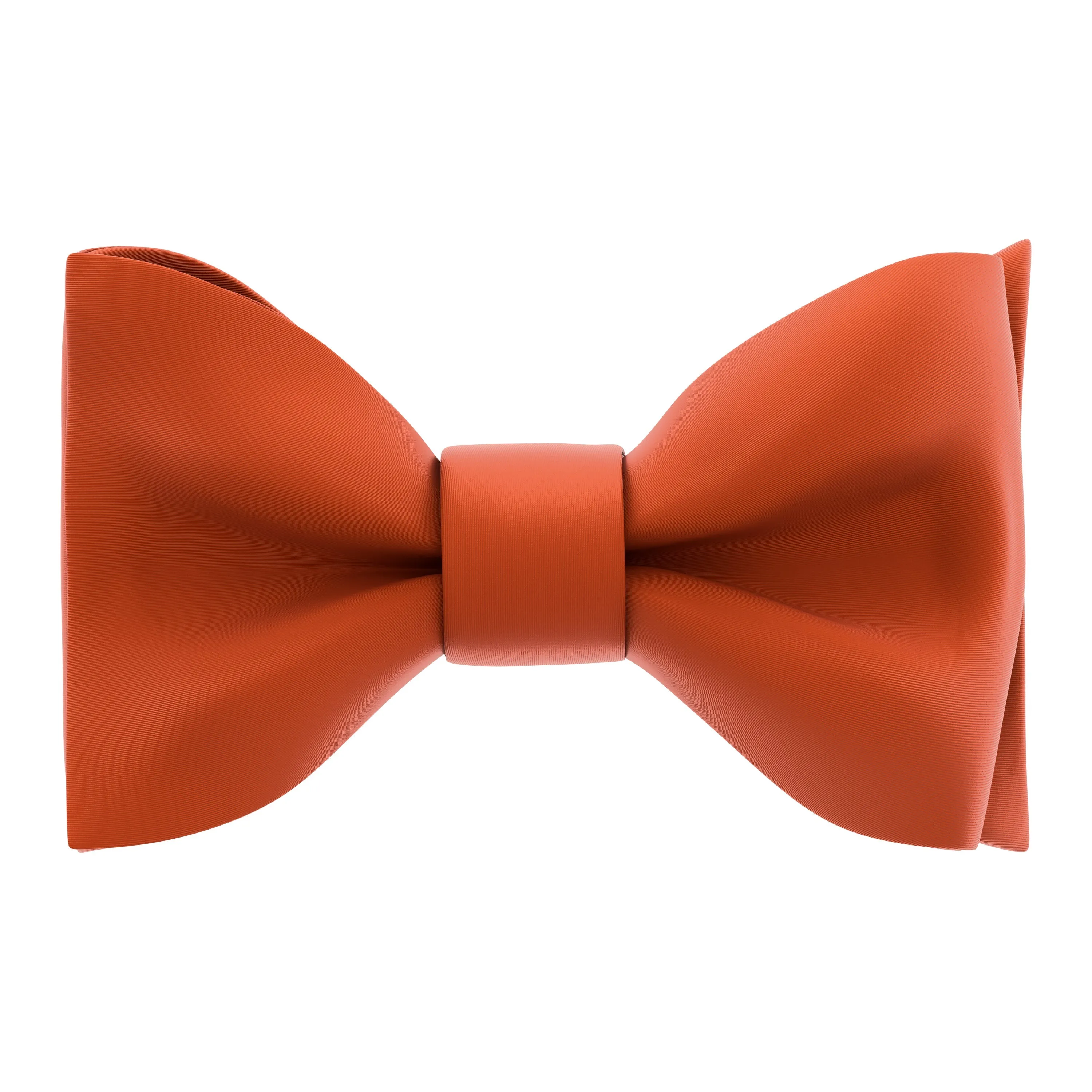 Burnt Orange Self Tie Bow Tie for Men by Adam Young