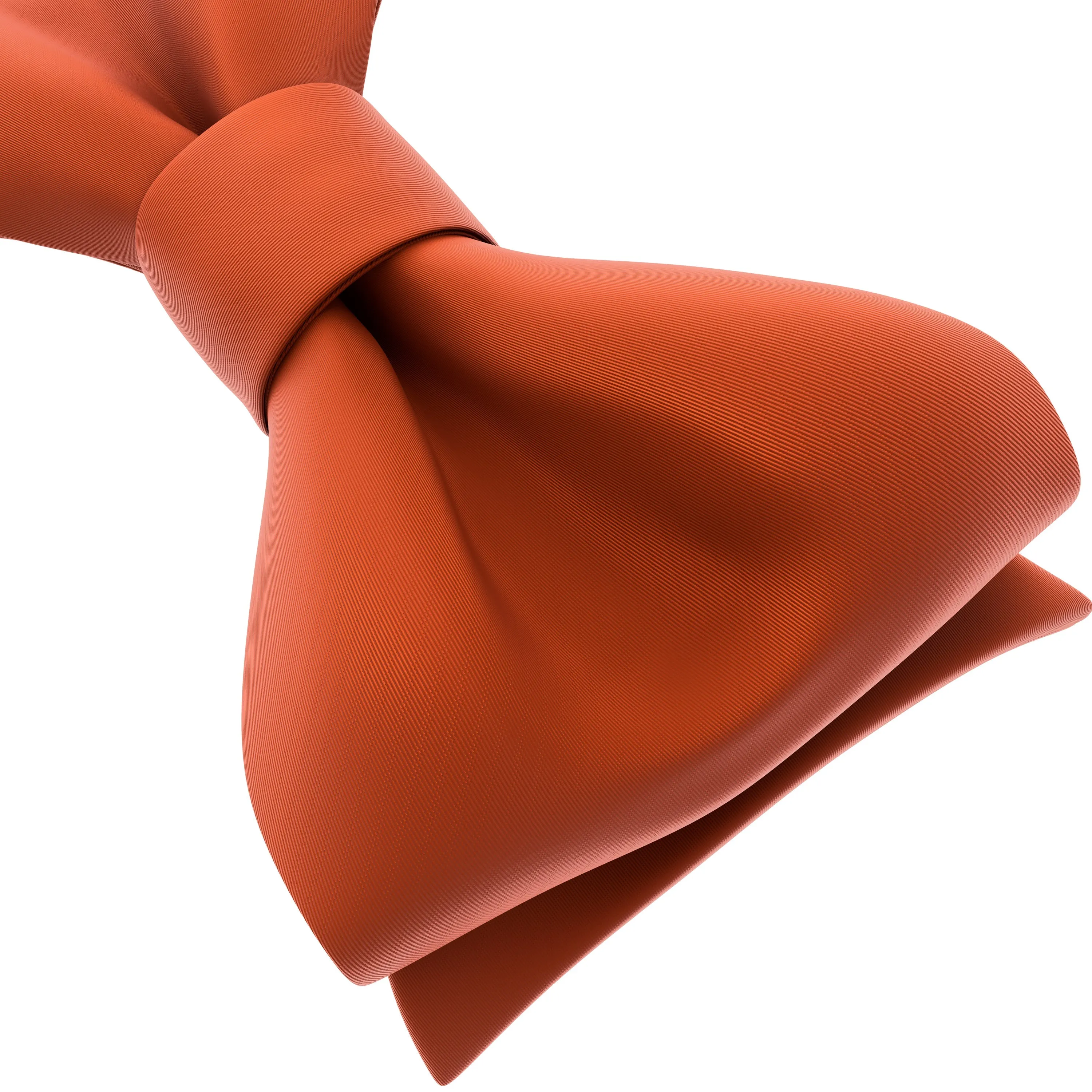 Burnt Orange Self Tie Bow Tie for Men by Adam Young