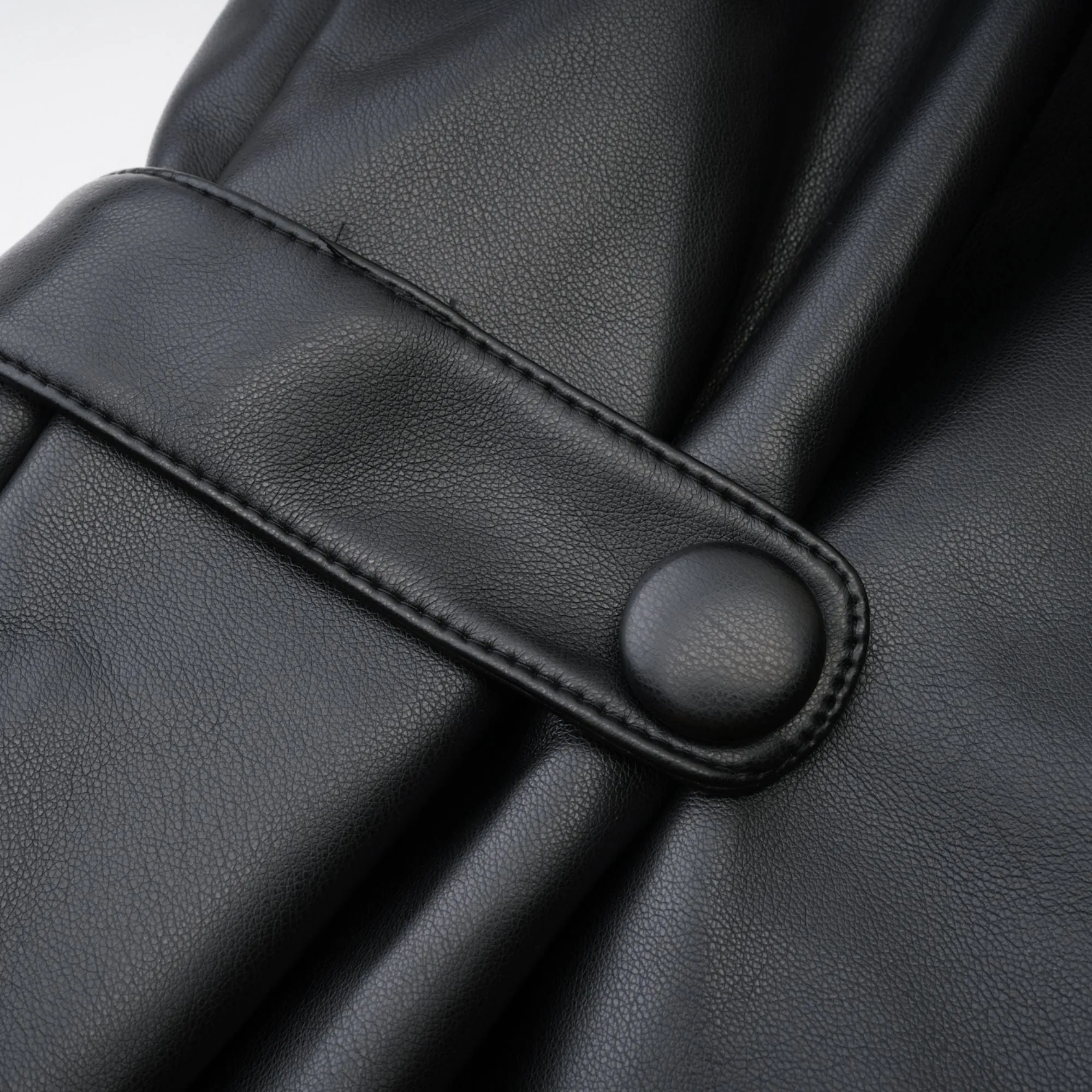 Calista black leather jacket