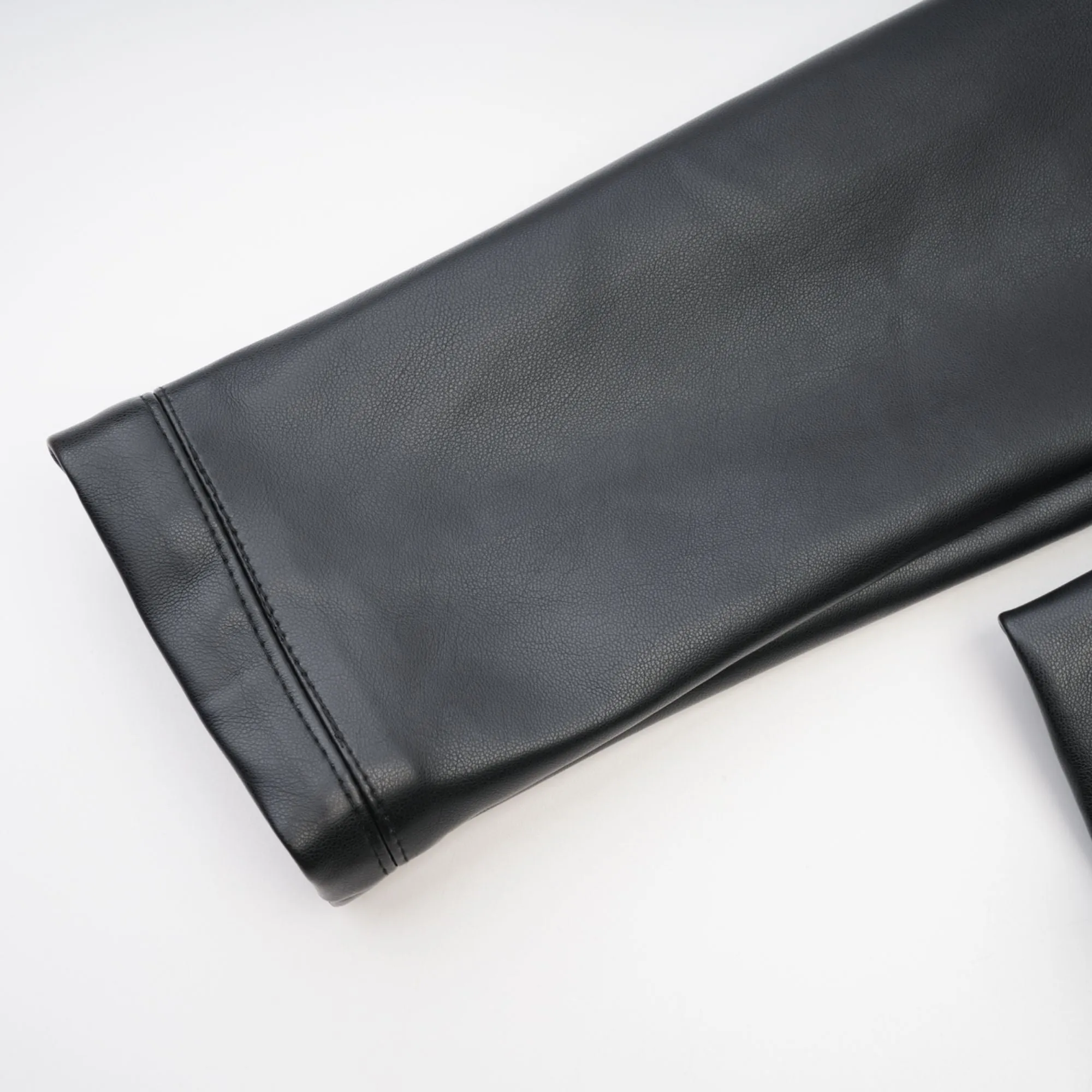 Calista black leather jacket