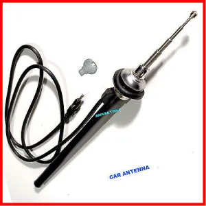 CAR RADIO ANTENNA TOP KEY LOCK DOWN - MUDGUARD MOUNT - NEW