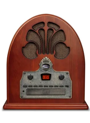 Cathedral Tabletop Radio CD Player w/Bluetooth - Paprika