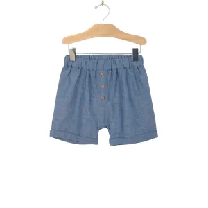 Chambray Shorts