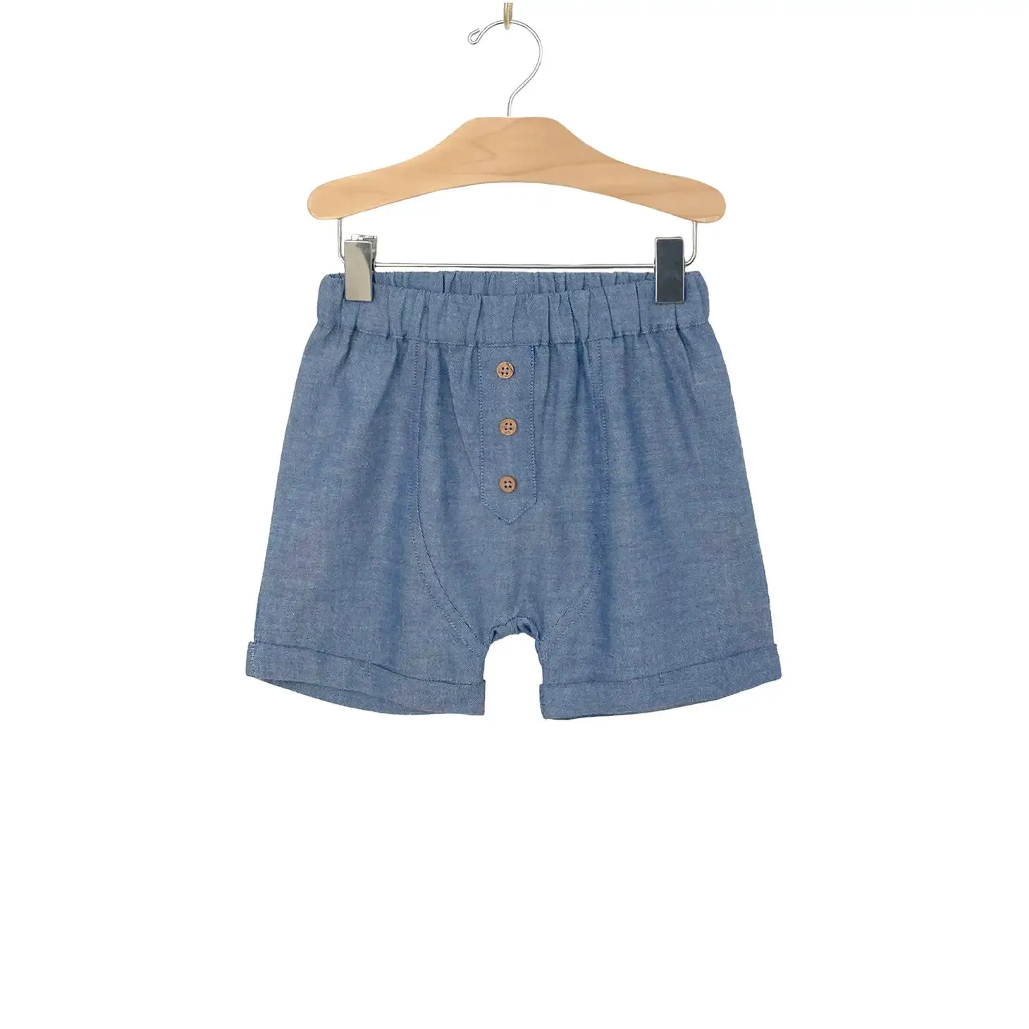 Chambray Shorts