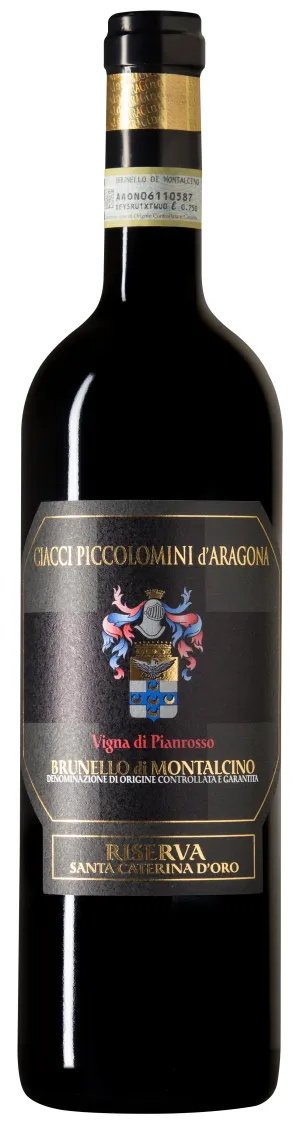 Ciacci Piccolomini d'Aragona Riserva "Vigna di Pianrosso Santa Caterina d'Oro" Brunello di Montalcino DOCG 2015 (Tuscany, Italy) - [JS 100 & #6 Top 100] [WS 97] [WE 97] [WA 97]