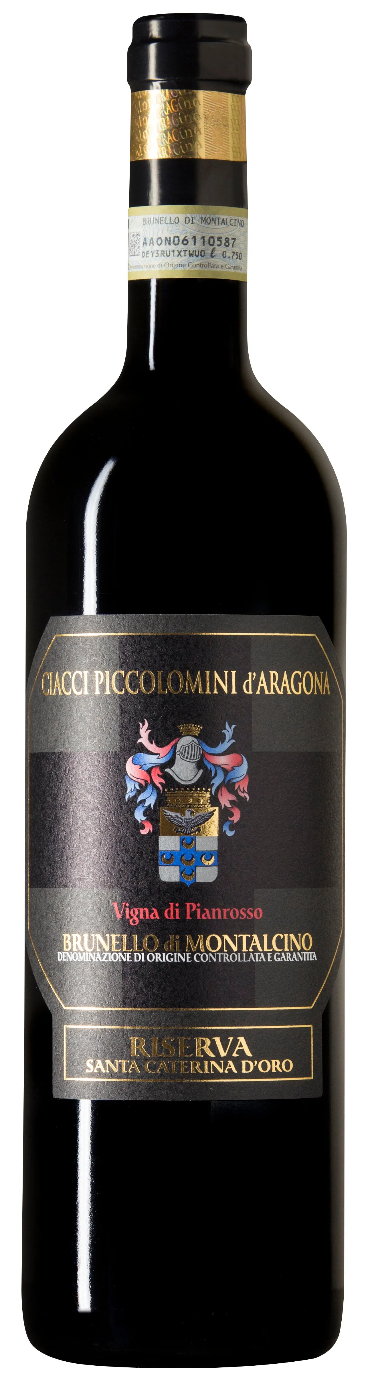 Ciacci Piccolomini d'Aragona Riserva "Vigna di Pianrosso Santa Caterina d'Oro" Brunello di Montalcino DOCG 2015 (Tuscany, Italy) - [JS 100 & #6 Top 100] [WS 97] [WE 97] [WA 97]