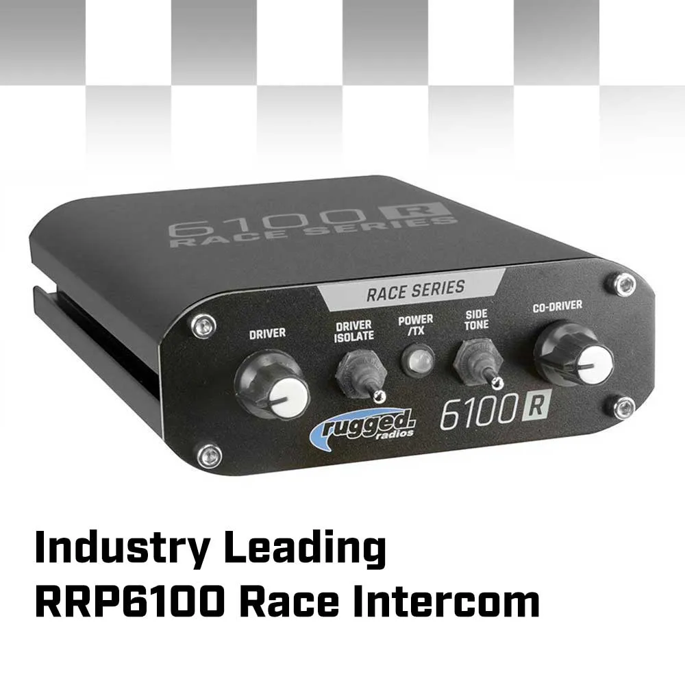 COMPLETE RACE KIT - Rugged RACE SERIES Communication Kit with M1 Radio and 6100 Intercom