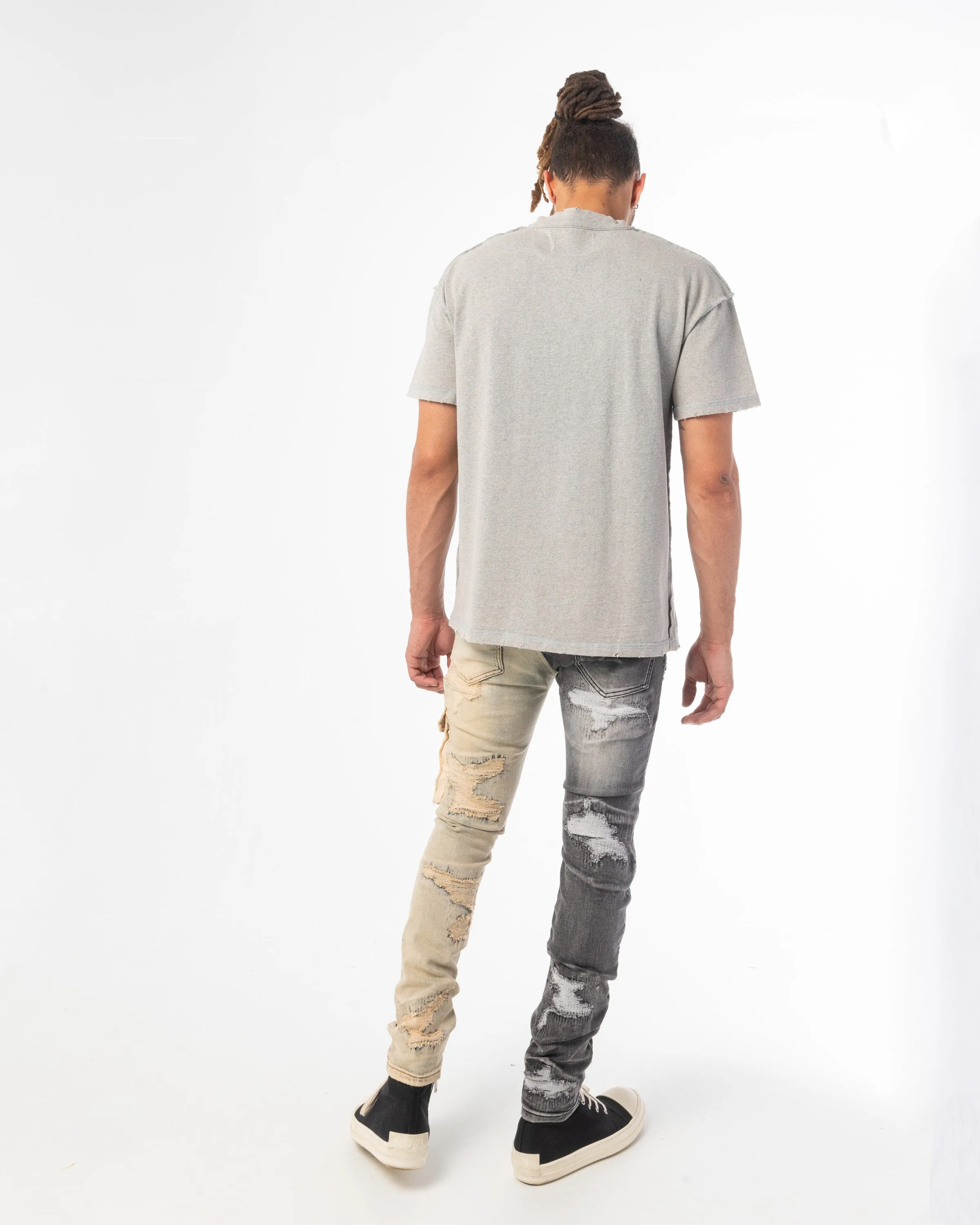 CORE BASICS TEE (HEATHER GREY)