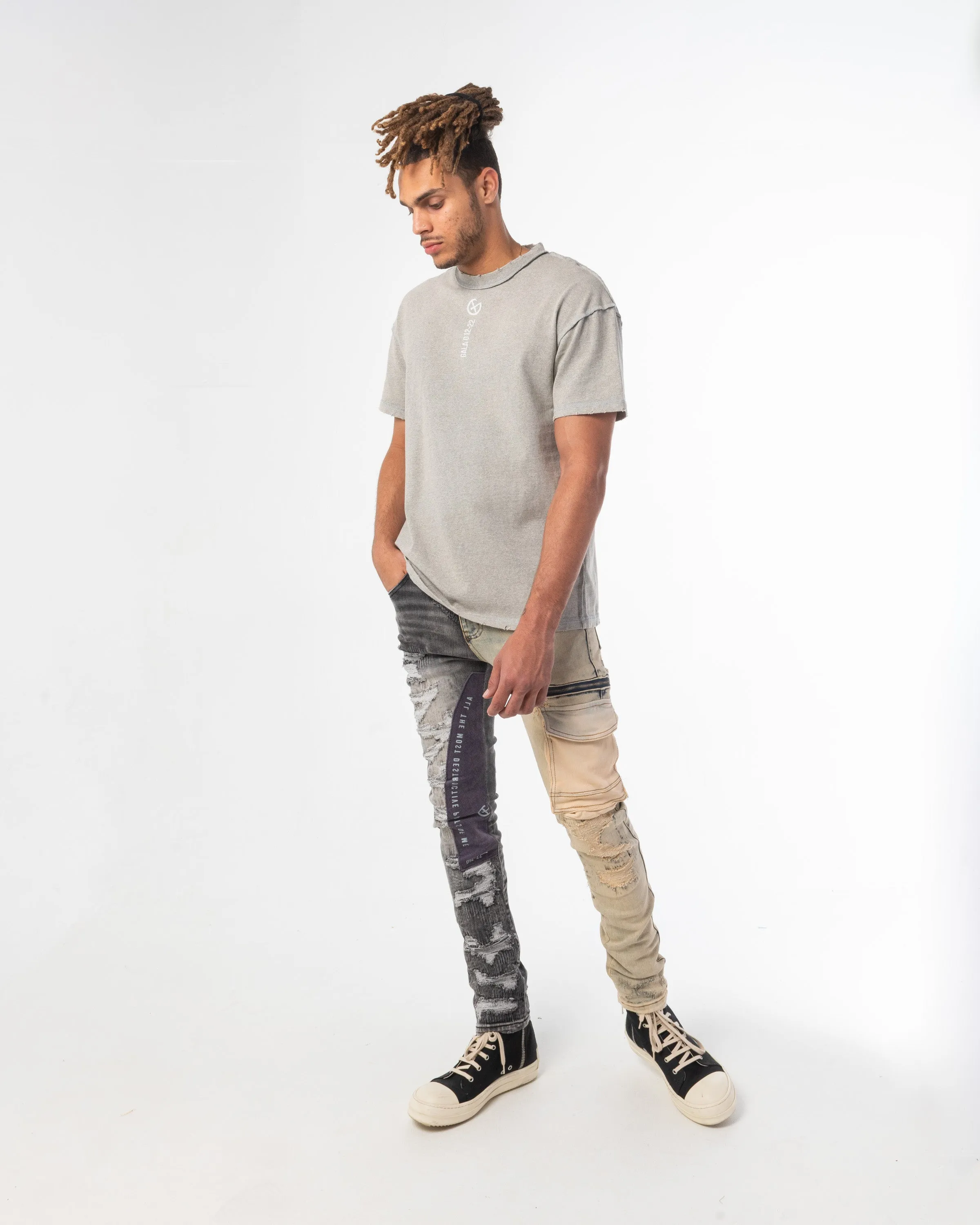 CORE BASICS TEE (HEATHER GREY)
