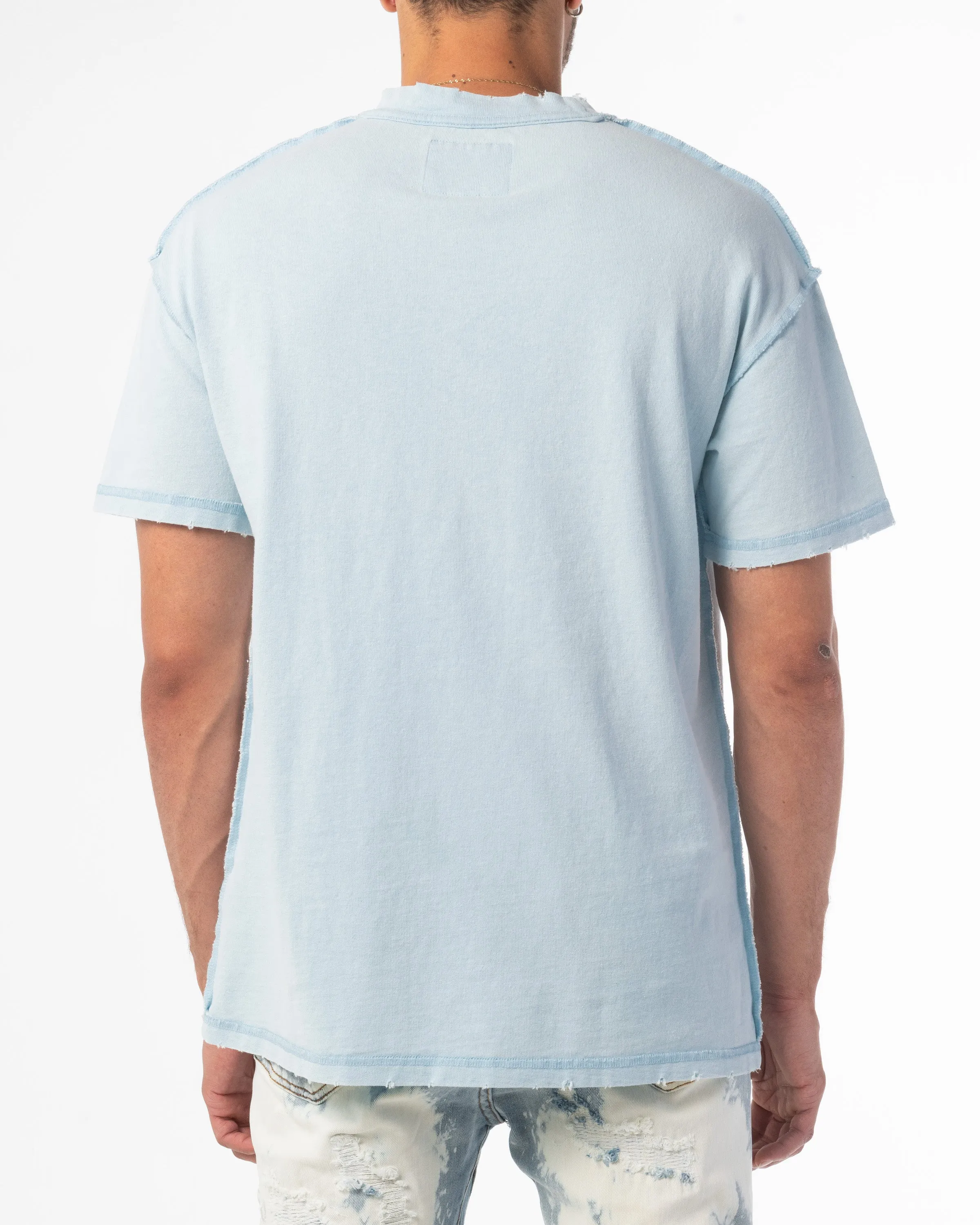 CORE BASICS TEE (STEEL BLUE)