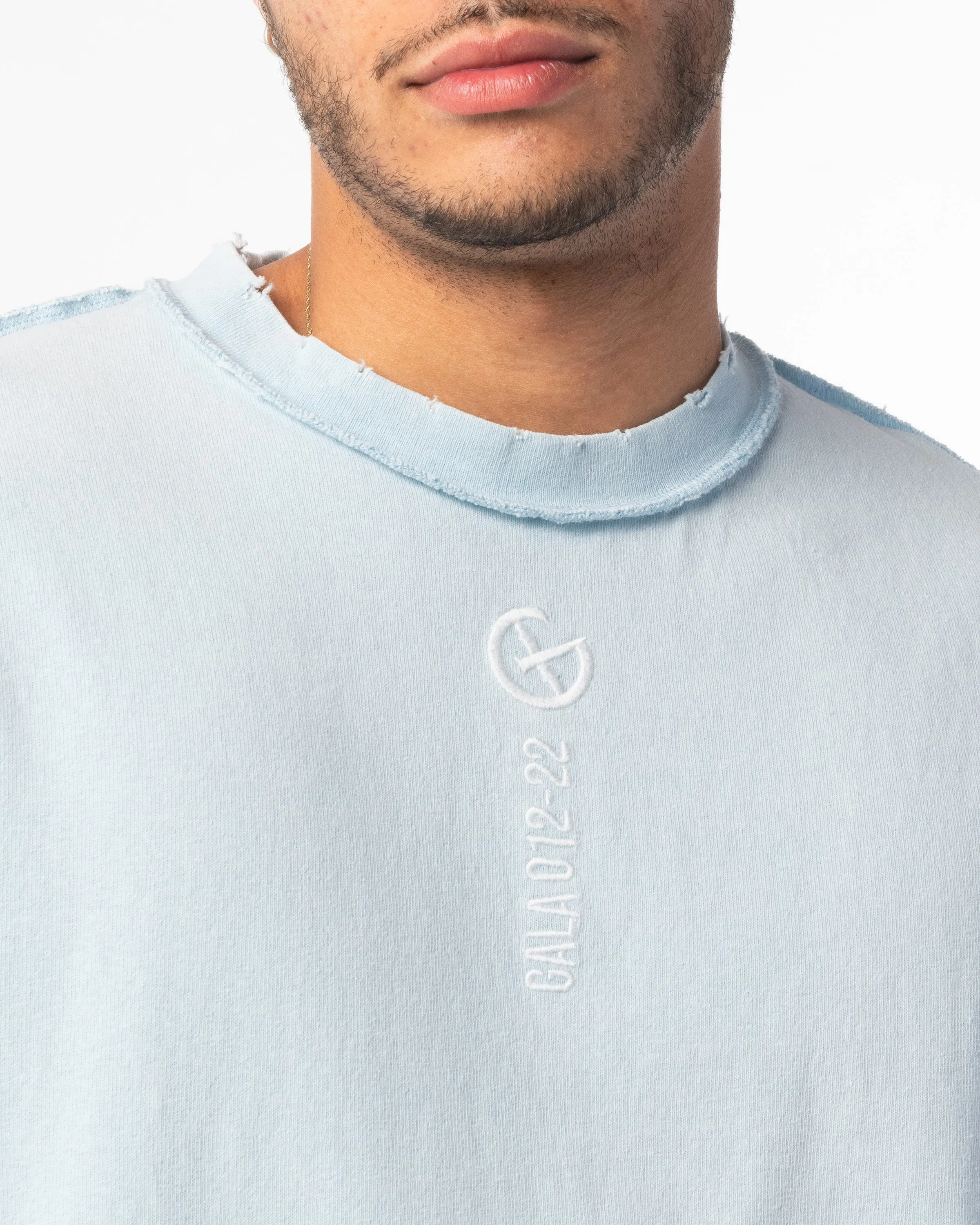 CORE BASICS TEE (STEEL BLUE)