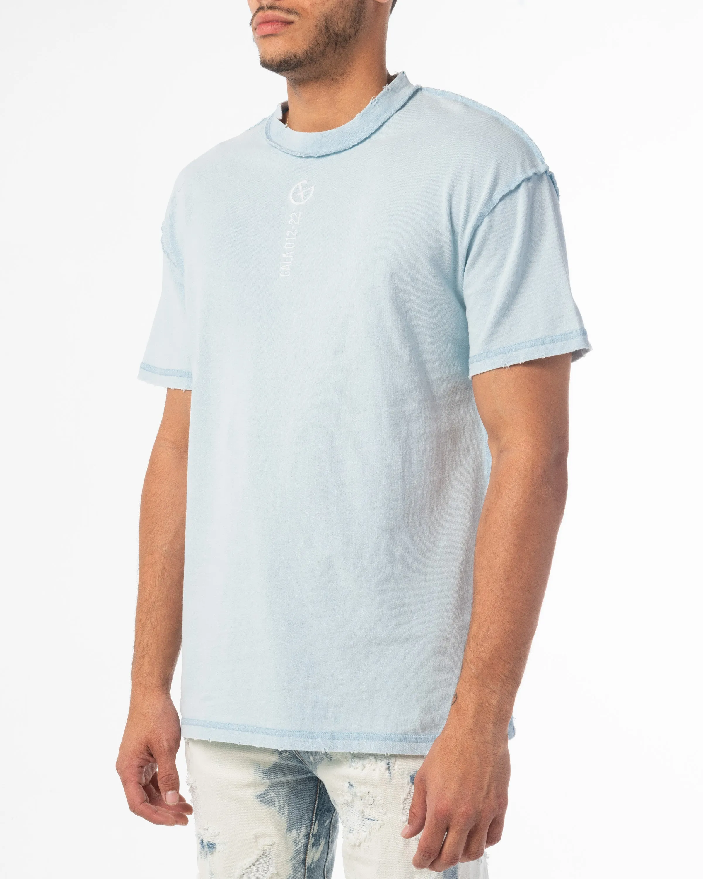 CORE BASICS TEE (STEEL BLUE)
