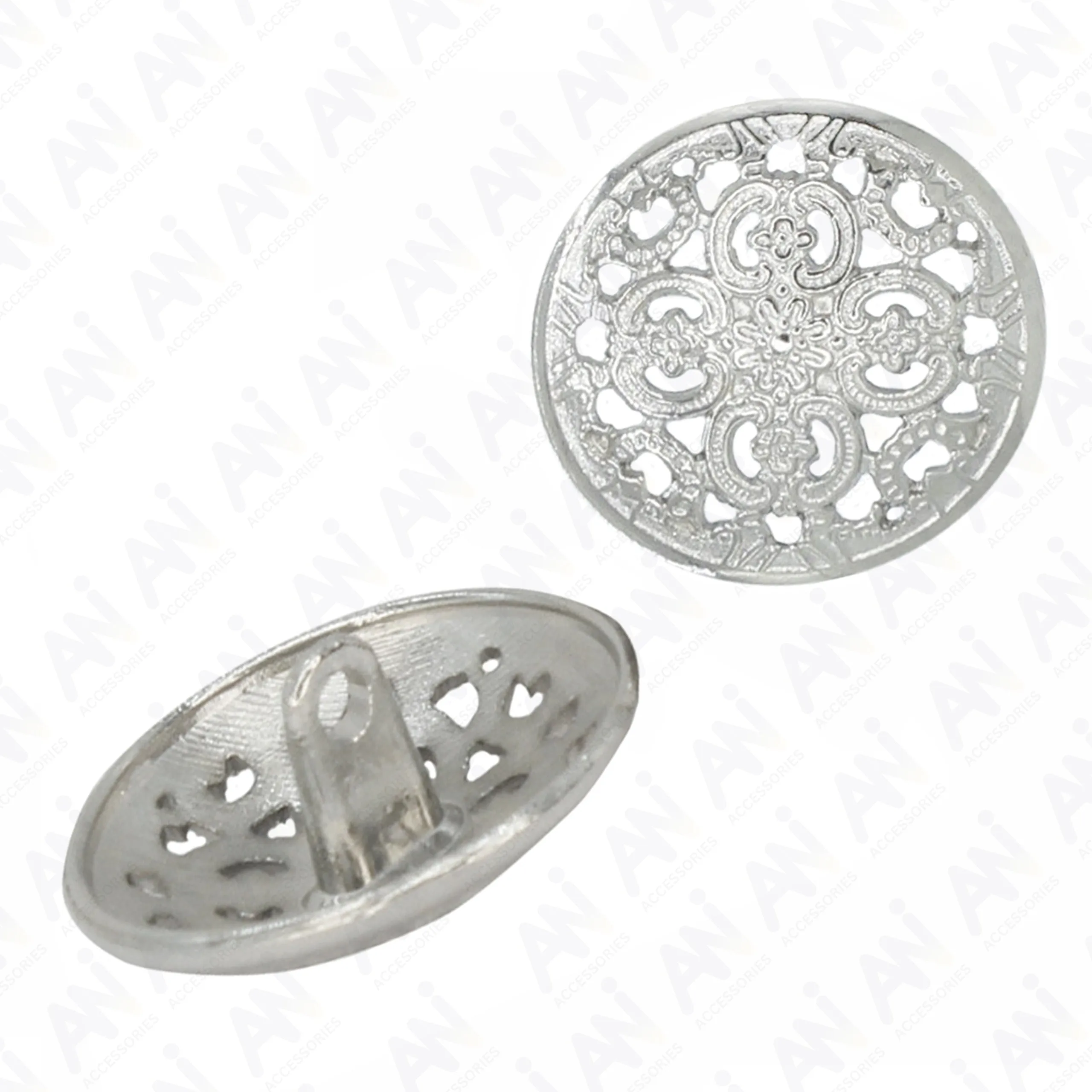 Cutwork Metal Button