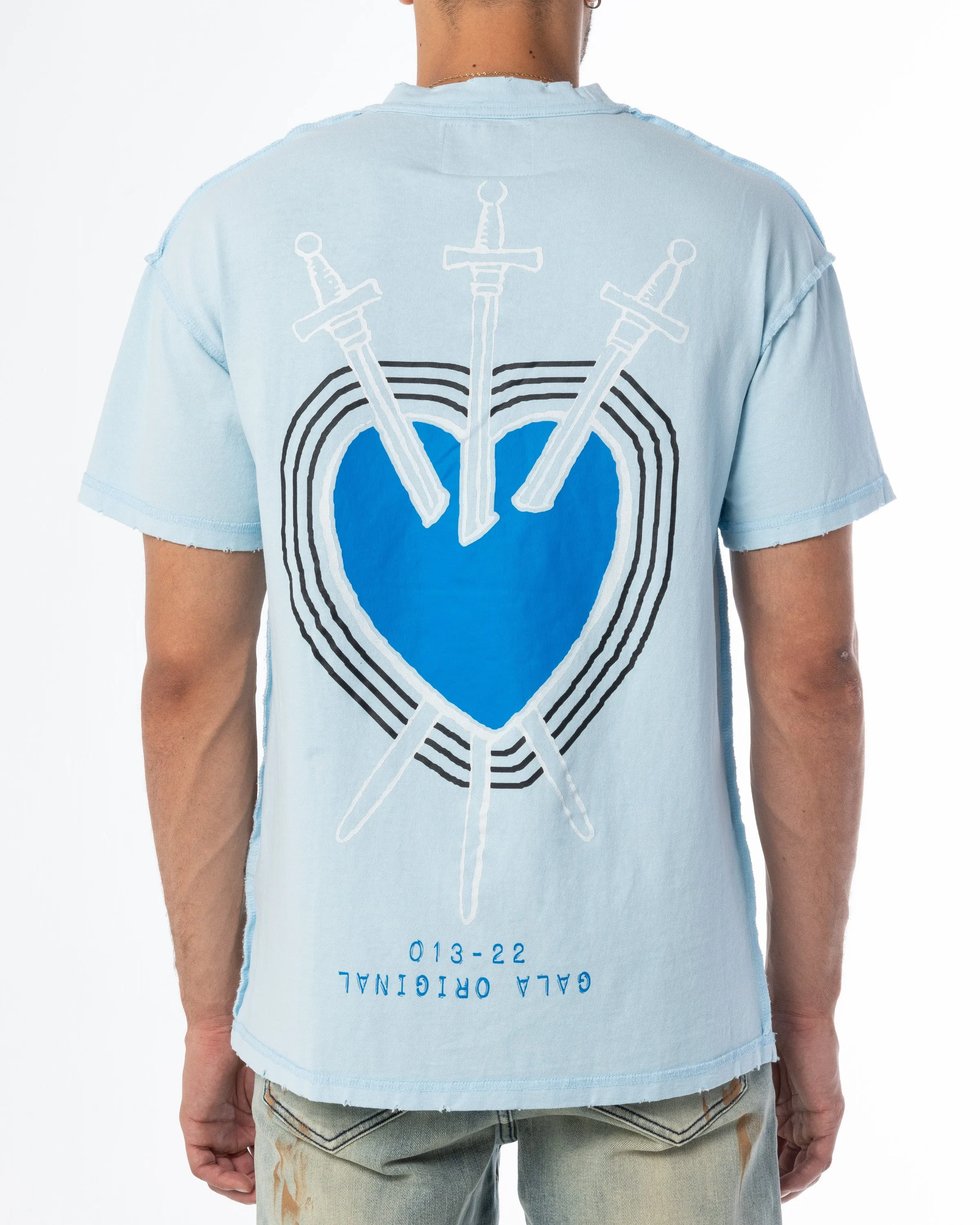 DEAD MAY NEVER DIE TEE (BABY BLUE)