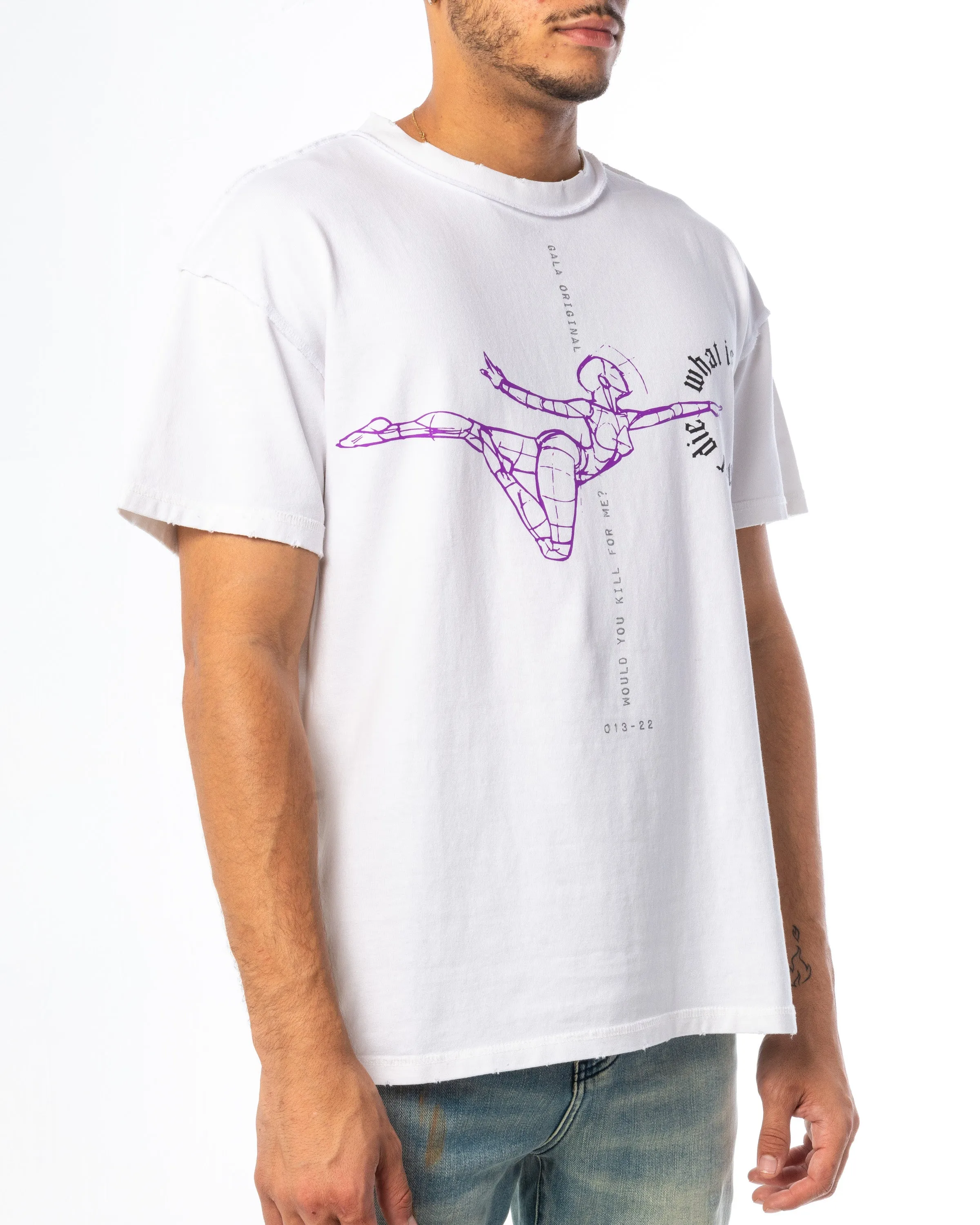 DEAD MAY NEVER DIE TEE (WHITE)