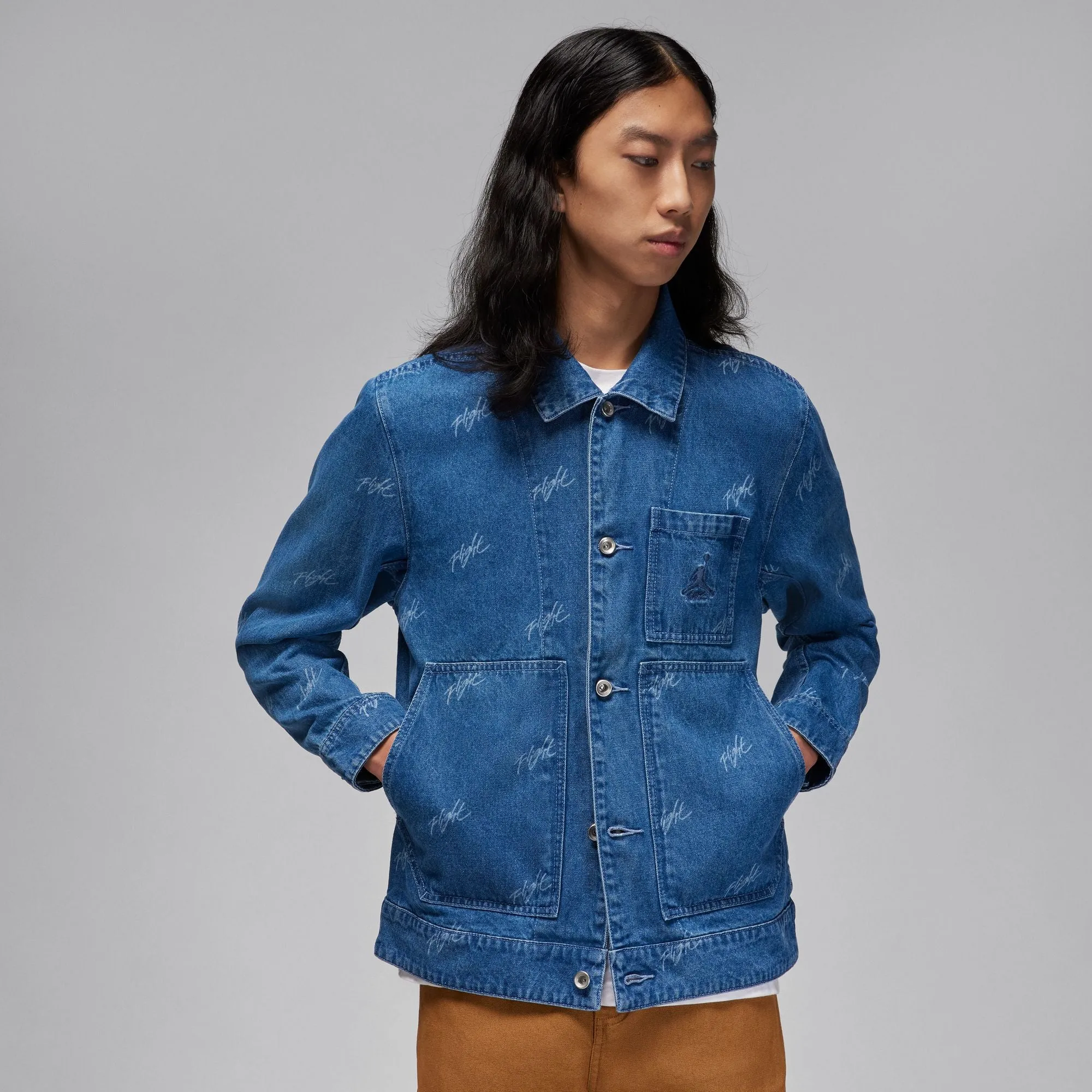 DENIM HERITAGE JACKET "BLUE GREY"