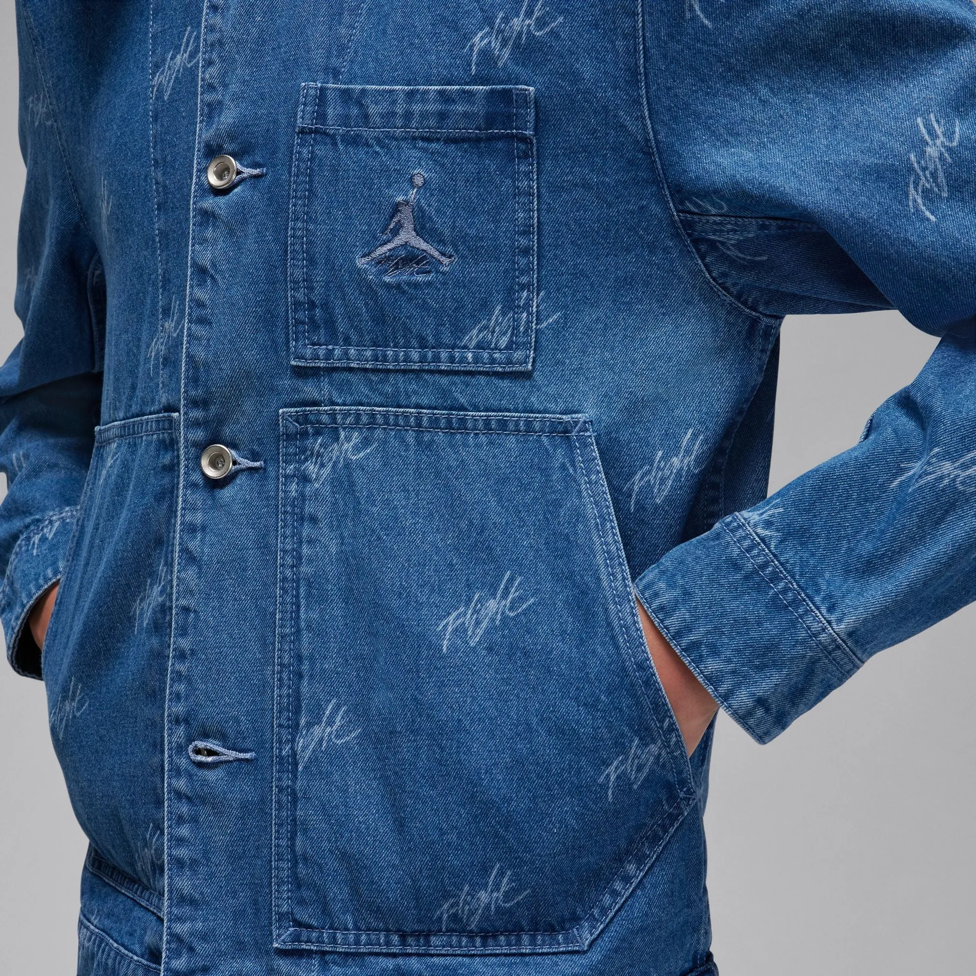 DENIM HERITAGE JACKET "BLUE GREY"