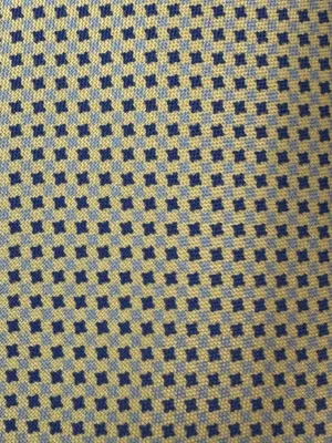 Devon Wheat and Navy Diamond Tie
