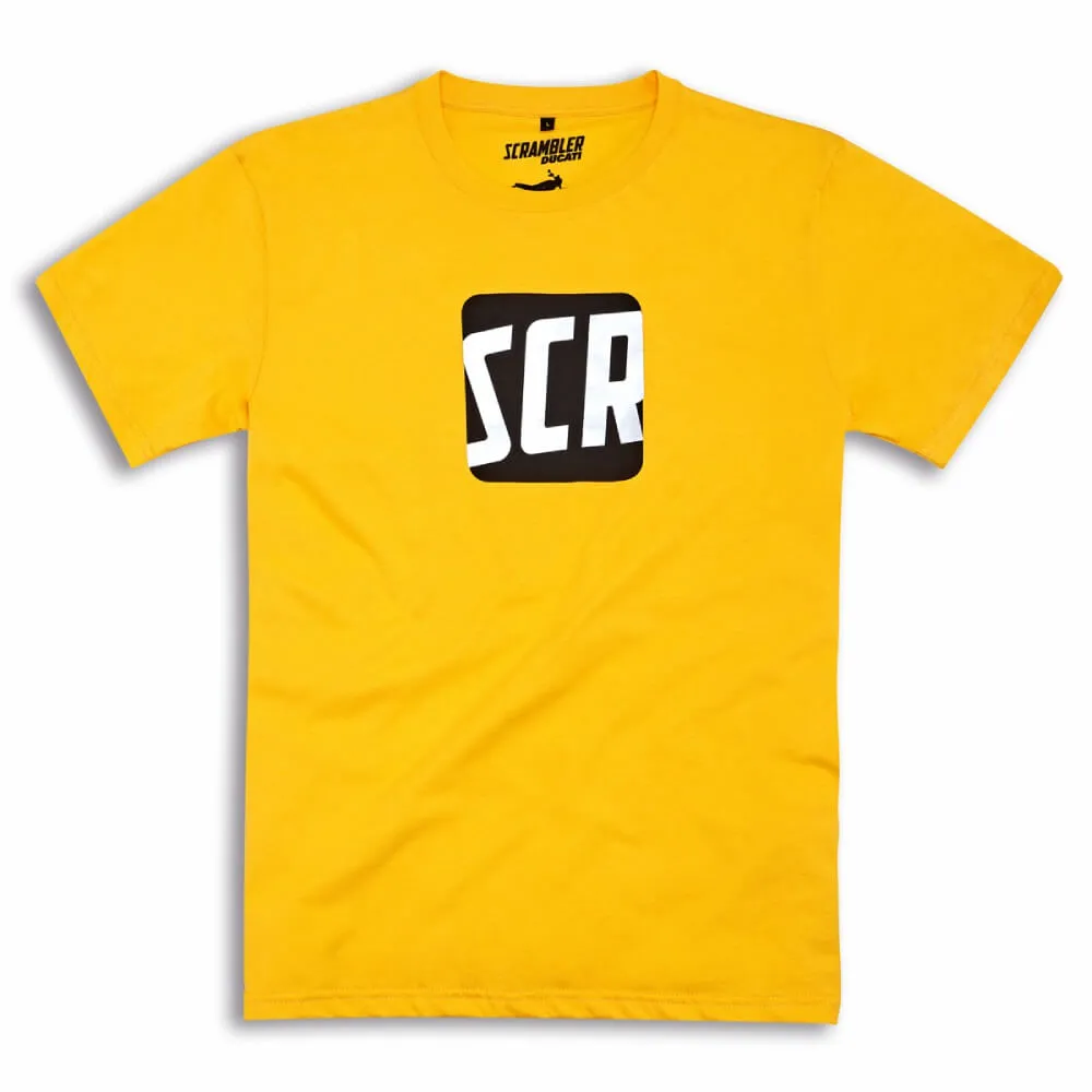 Ducati Scrambler Icon T-Shirt Yellow