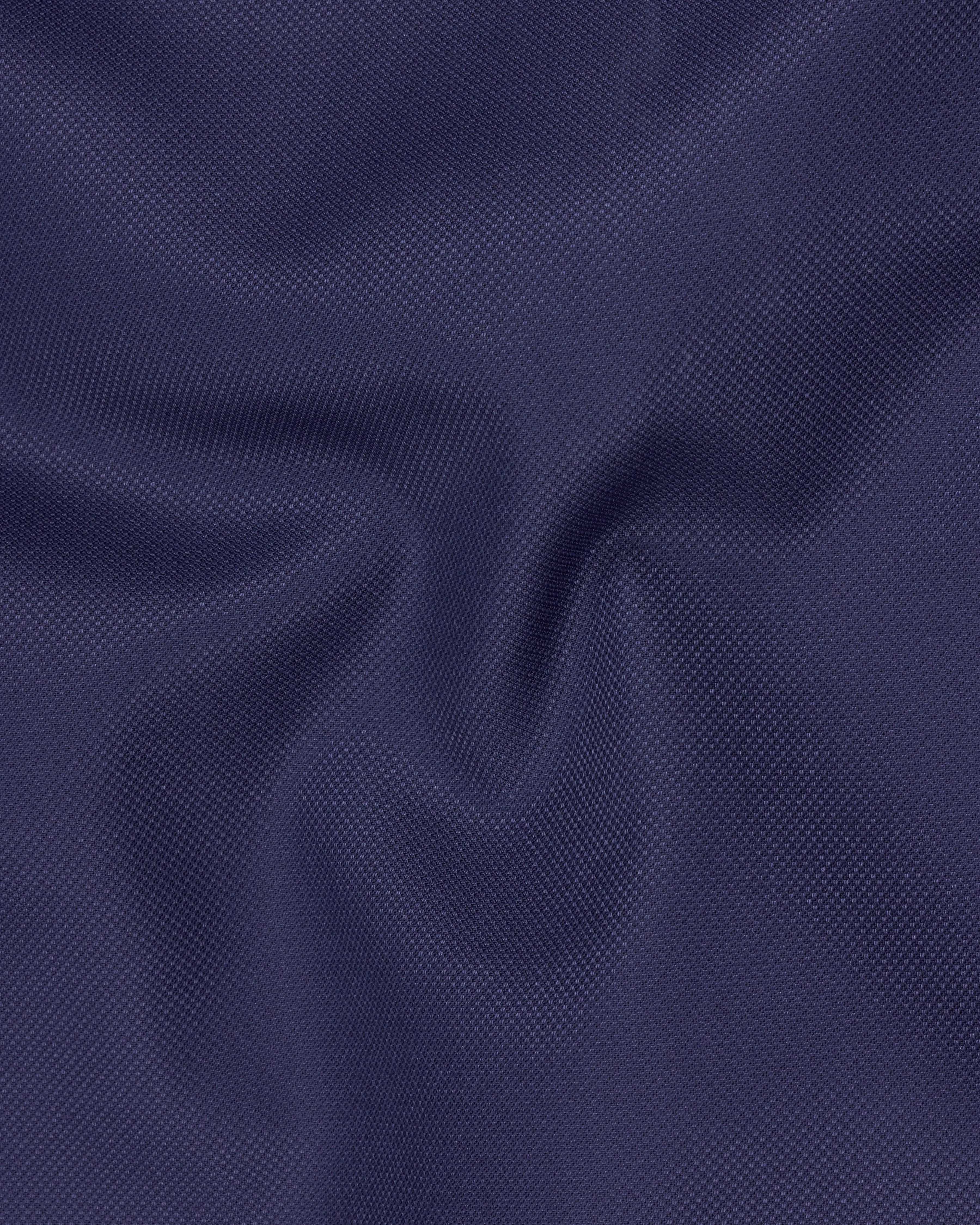 Ebony Clay Navy Blue Tuxedo Designer Blazer