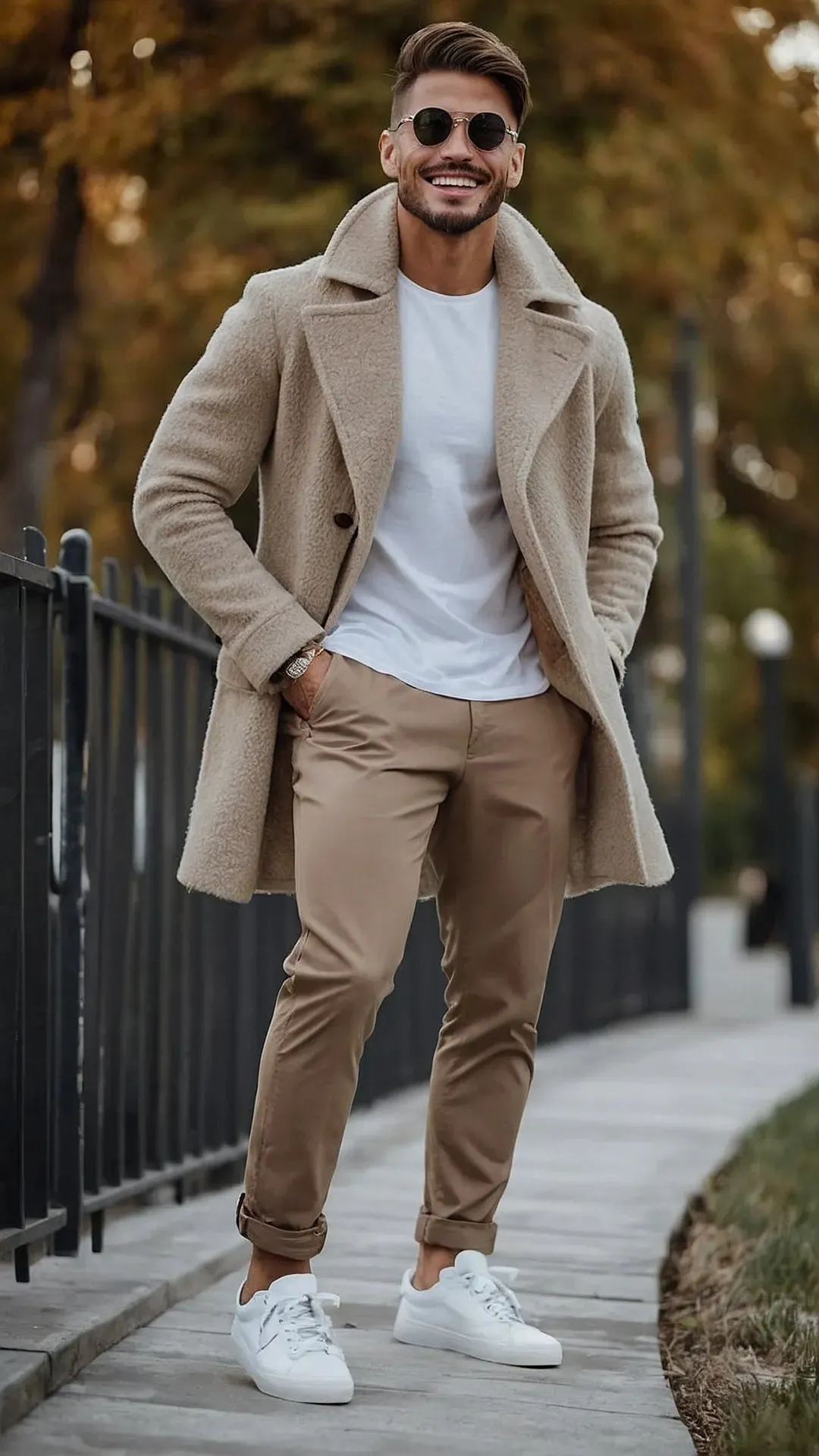 Elevate Your Casual Game: Outfits for Stocky Men with Class**  
**