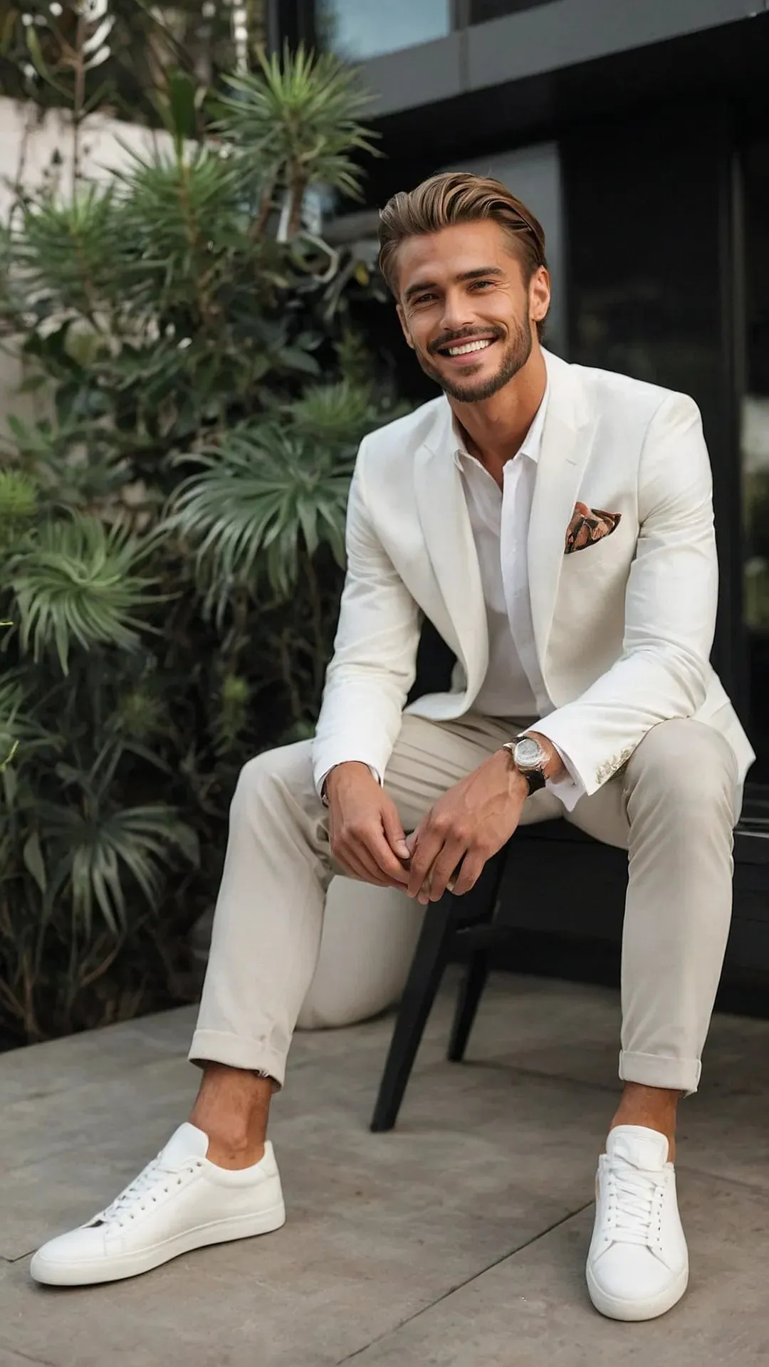 Elevate Your Casual Game: Outfits for Stocky Men with Class**  
**