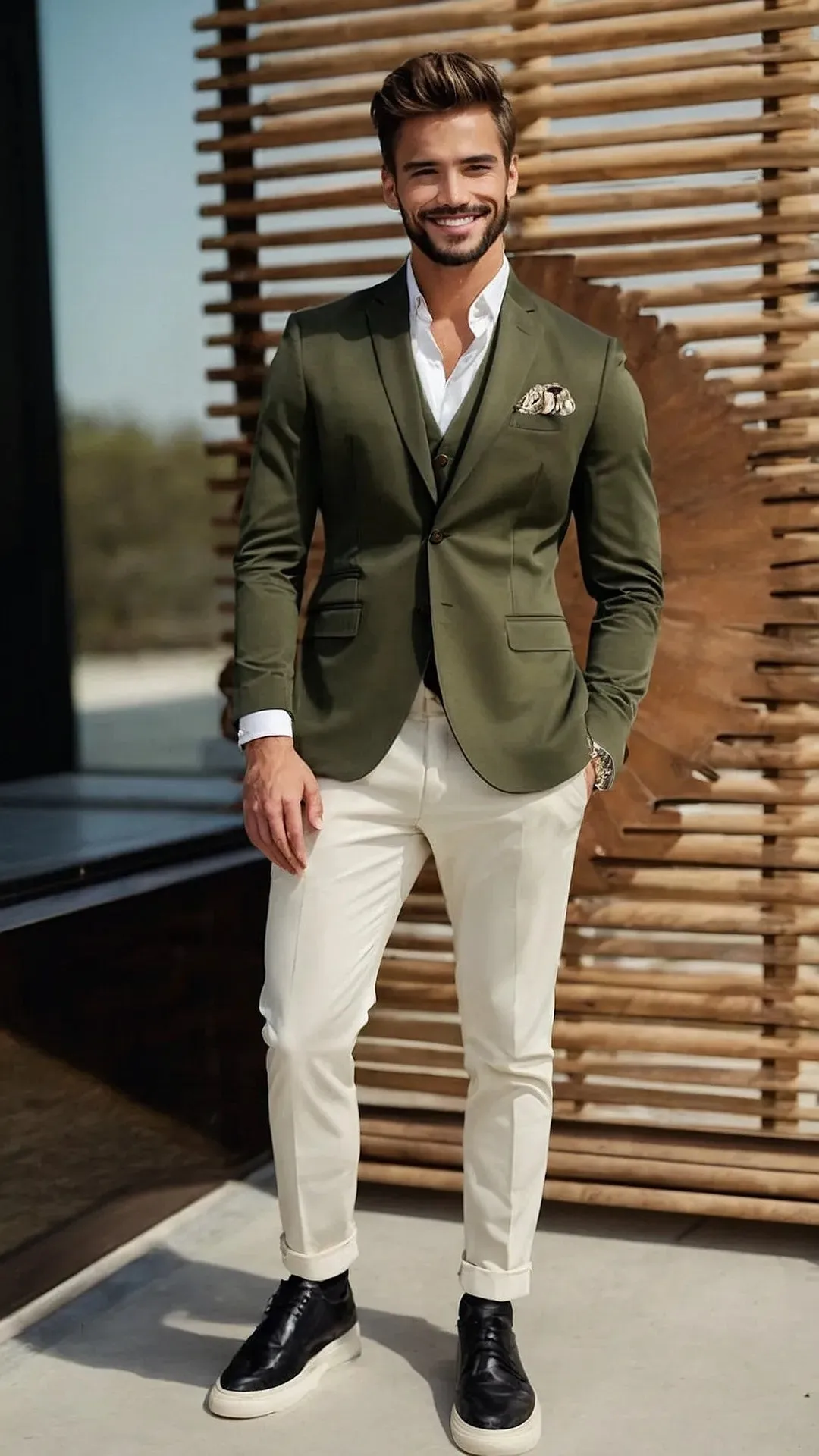 Elevate Your Casual Game: Outfits for Stocky Men with Class**  
**