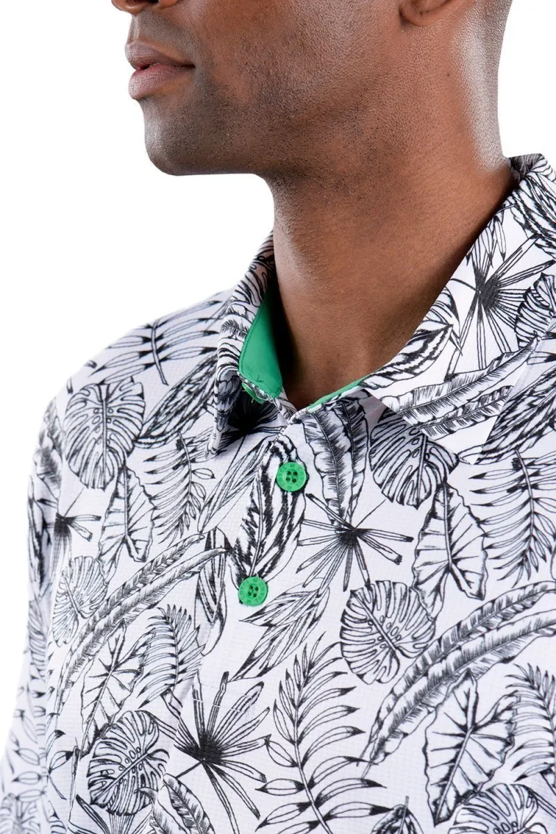 Fabian Print Polo - FINAL SALE