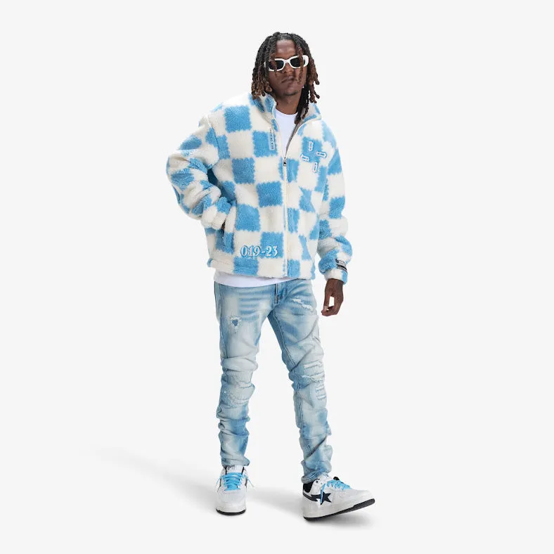 FAME KILLS FLEECE SHERPA (BABY BLUE)