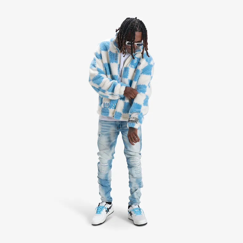 FAME KILLS FLEECE SHERPA (BABY BLUE)
