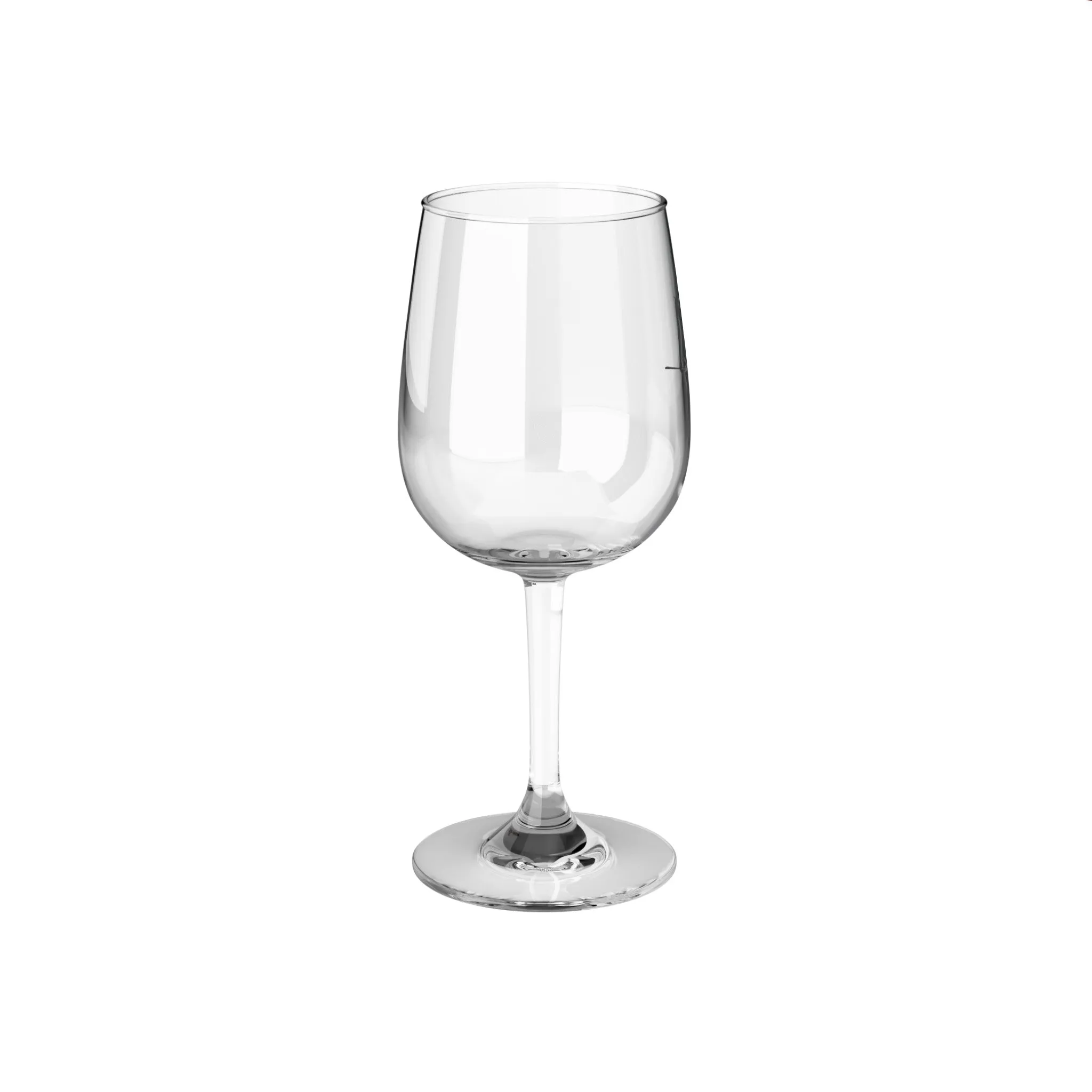 Femal Golfer Wine Glass, 12oz
