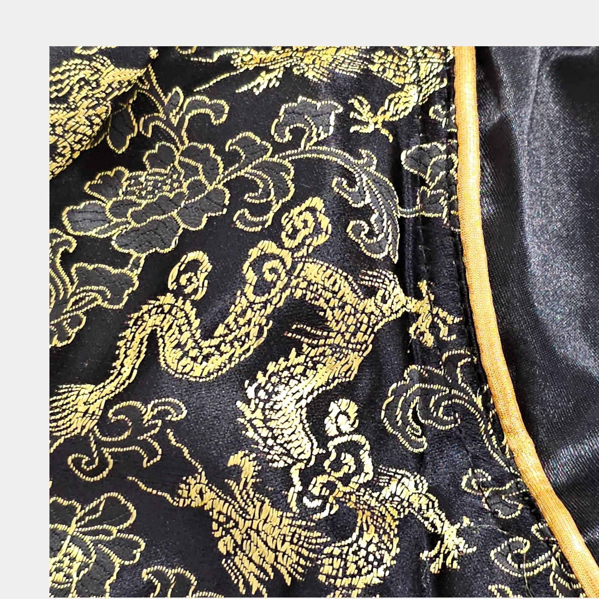 Fluory Gold Leaf Kids Muay Thai Shorts