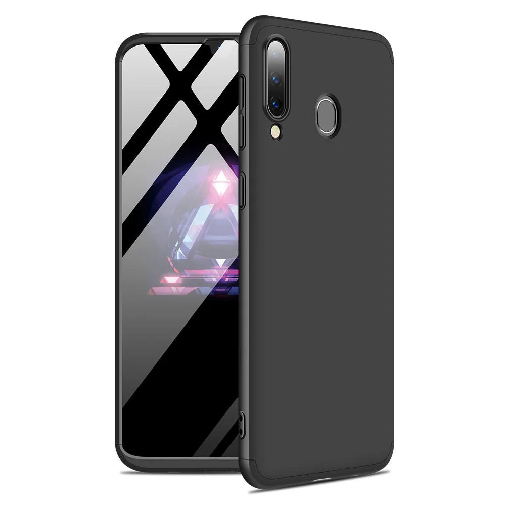 For Samsung M30 Ultra Slim PC Back Cover Non-slip Shockproof 360 Degree Full Protective Case black