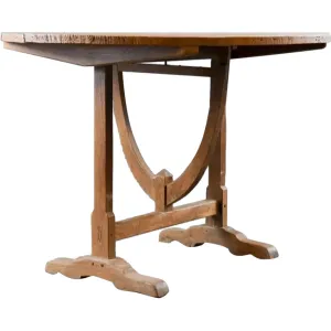 French Provincial Oak Wine Tasting Vendange Tilt-top Table