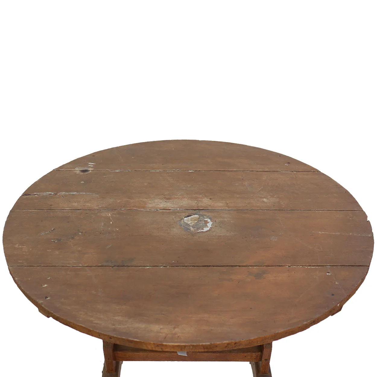 French Provincial Oak Wine Tasting Vendange Tilt-top Table
